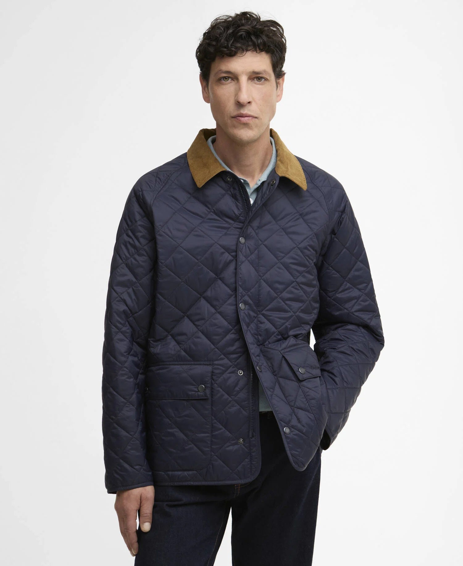 City Bedale Quilted Jacket - Navy