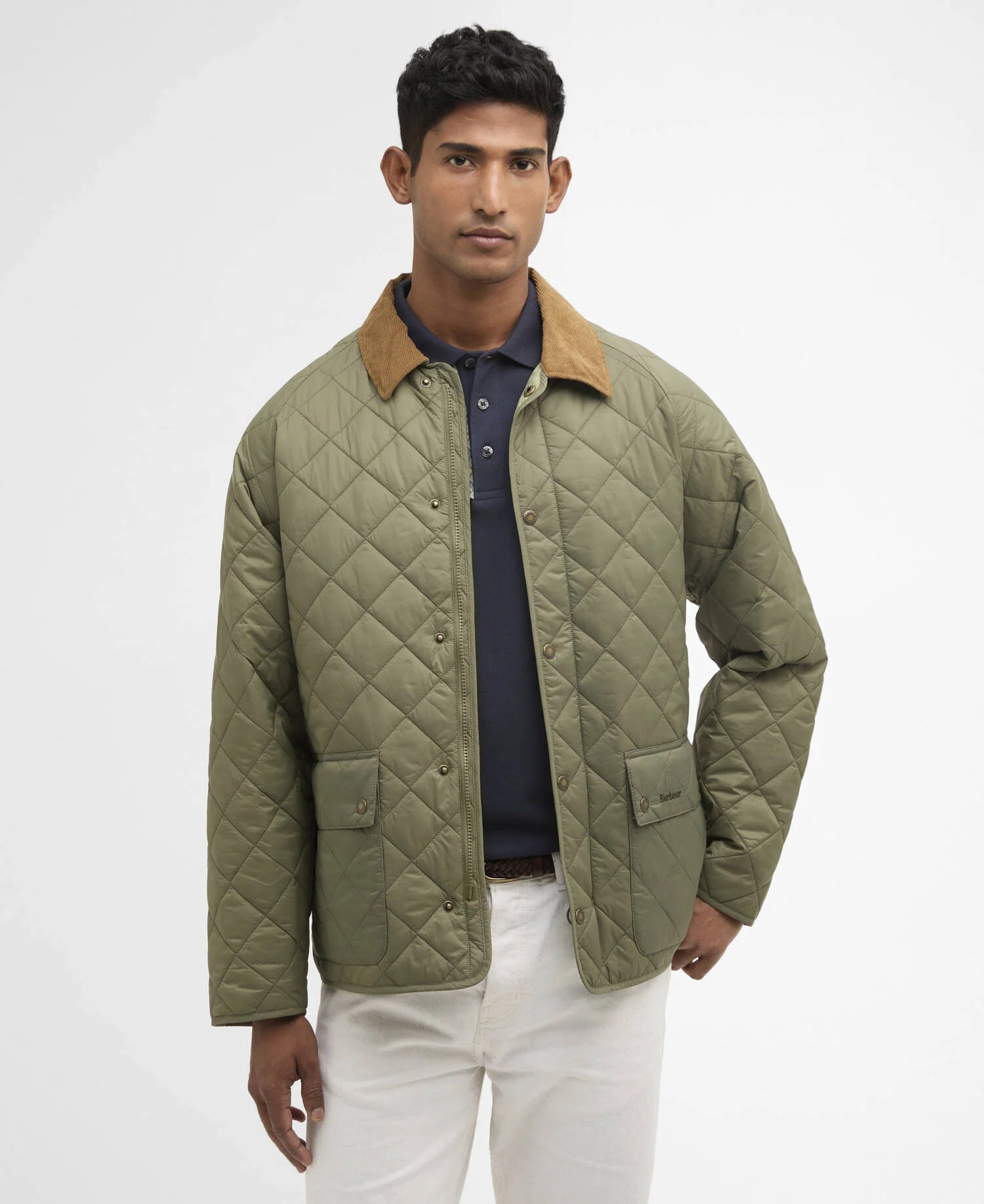 City Bedale Quilted Jacket - Dusty Olive
