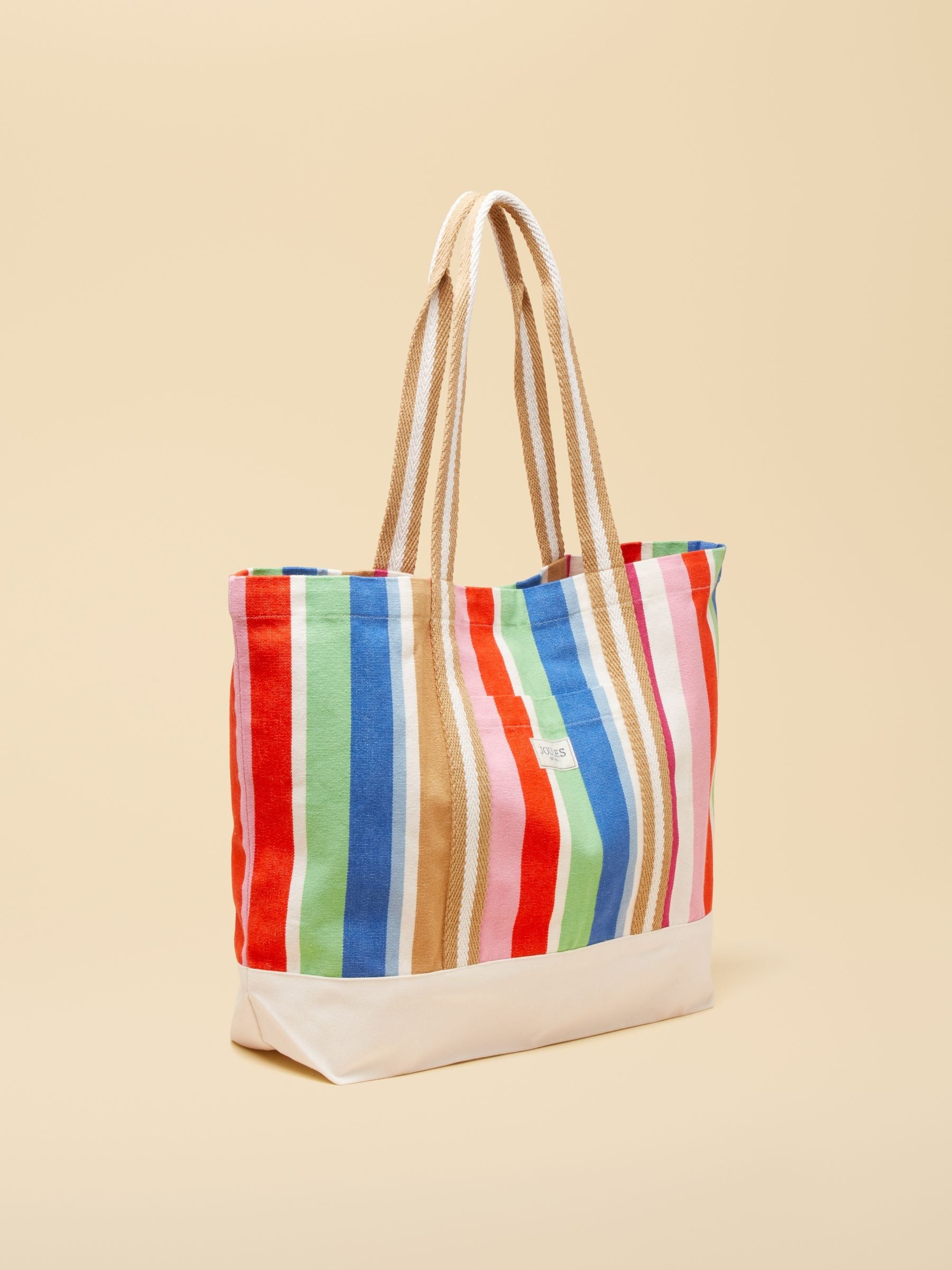 Promenade Multi Stripe Canvas Tote Bag