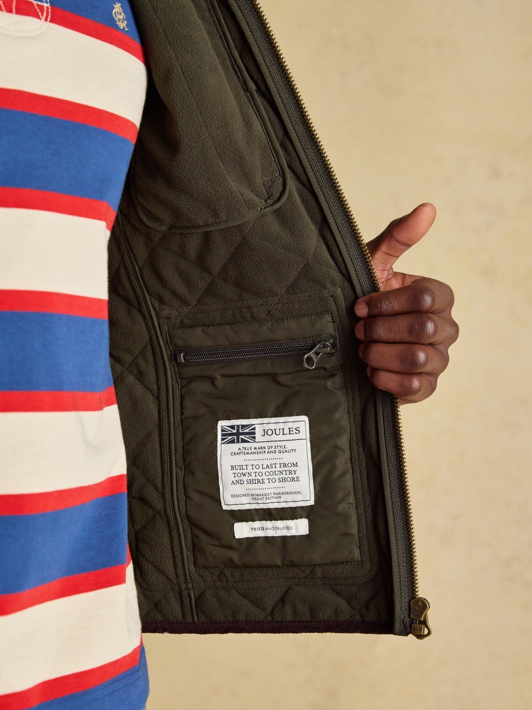 Maynard Green Diamond Quilted Gilet