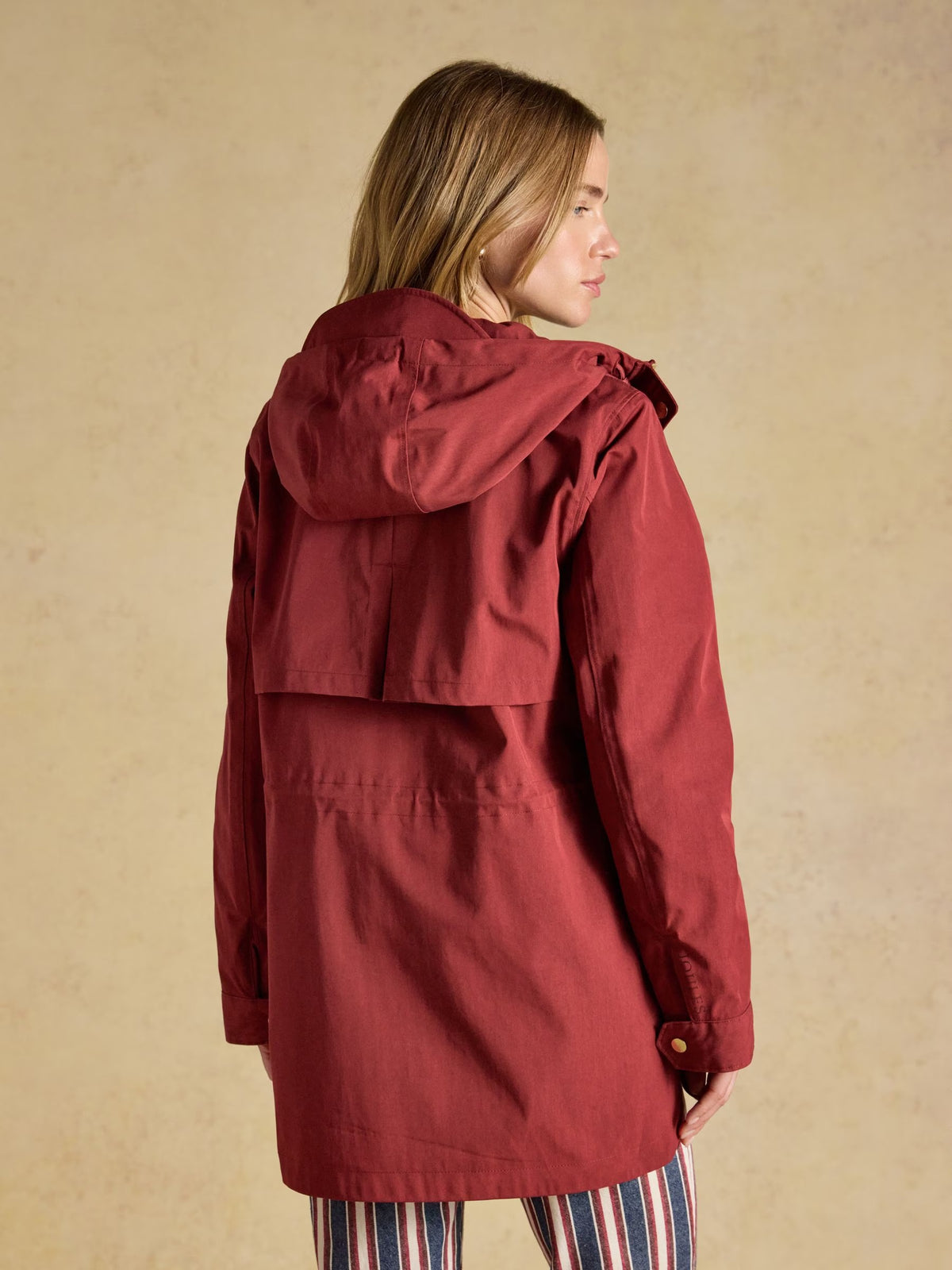 Portwell Rust Red Waterproof Raincoat With Hood
