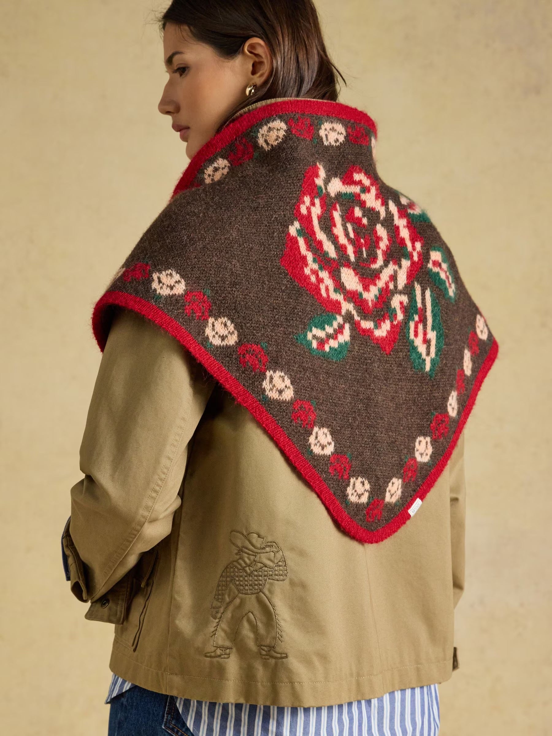 Kendra Rose Triangle Scarf