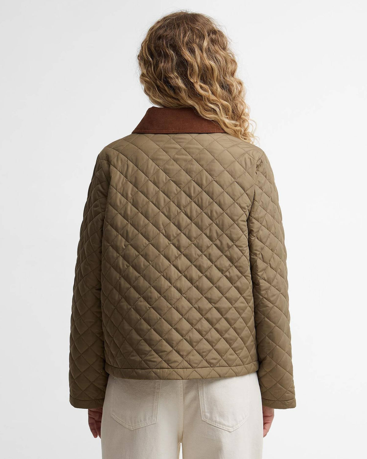 Aylesby Quilted Jacket - Dusky Green