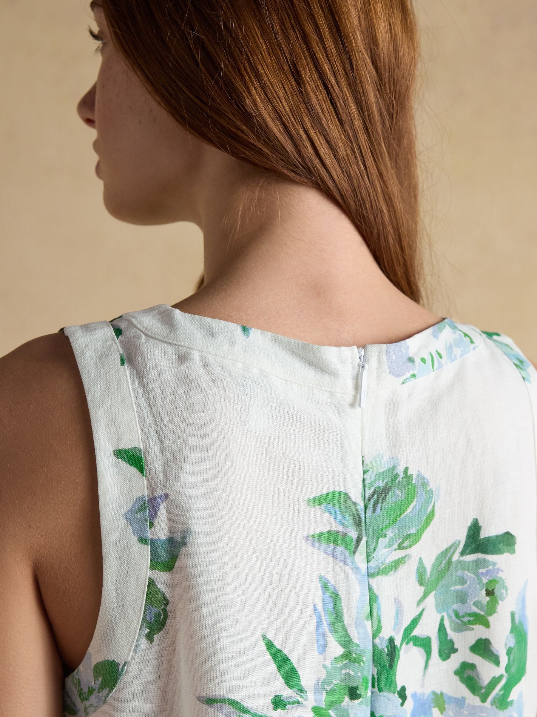 Delphine Blue Floral Shift Dress