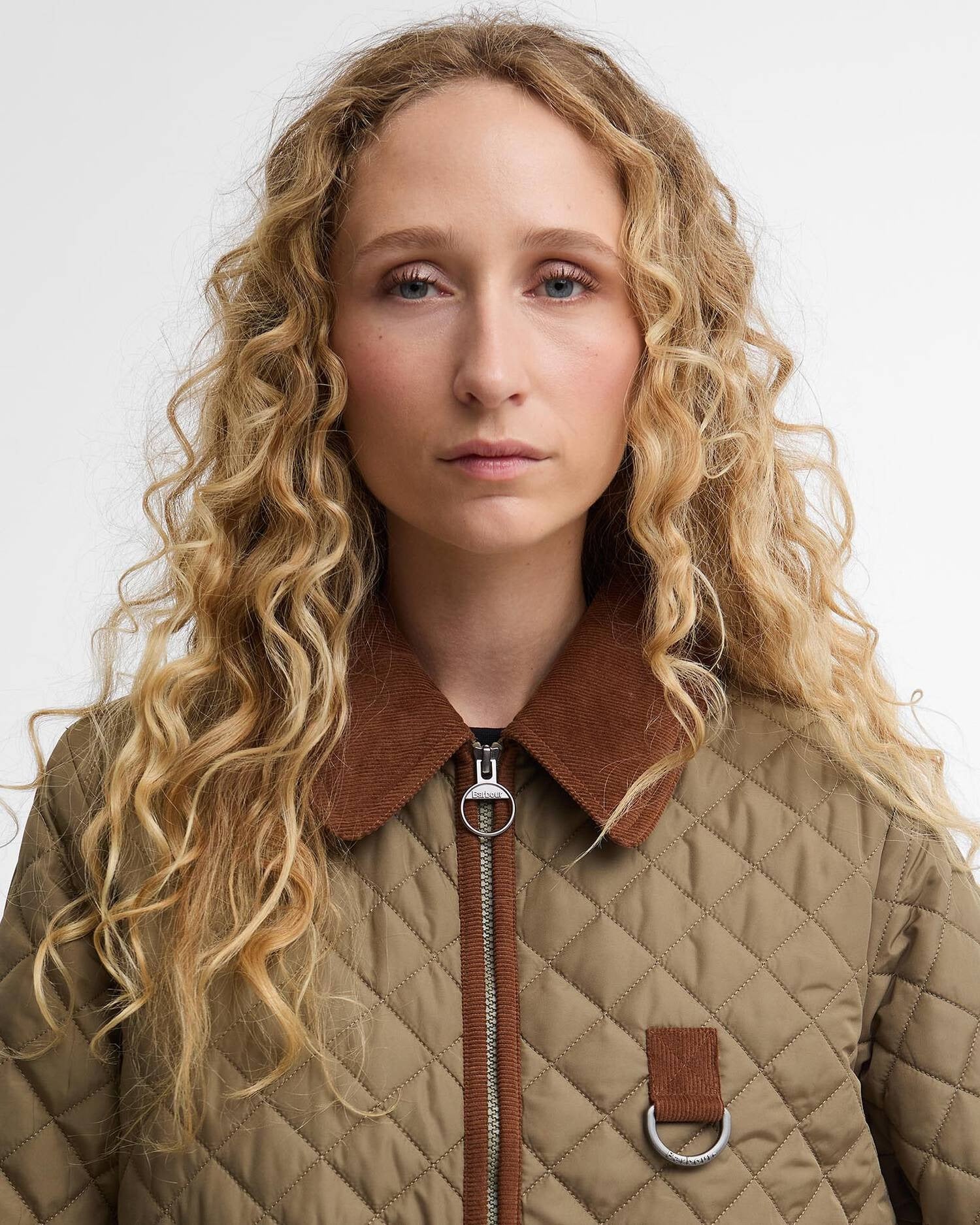 Aylesby Quilted Jacket - Dusky Green