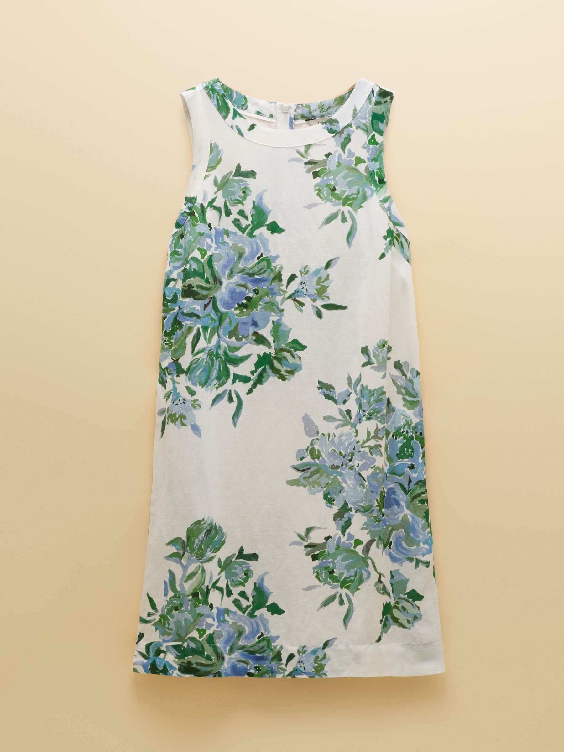 Delphine Blue Floral Shift Dress