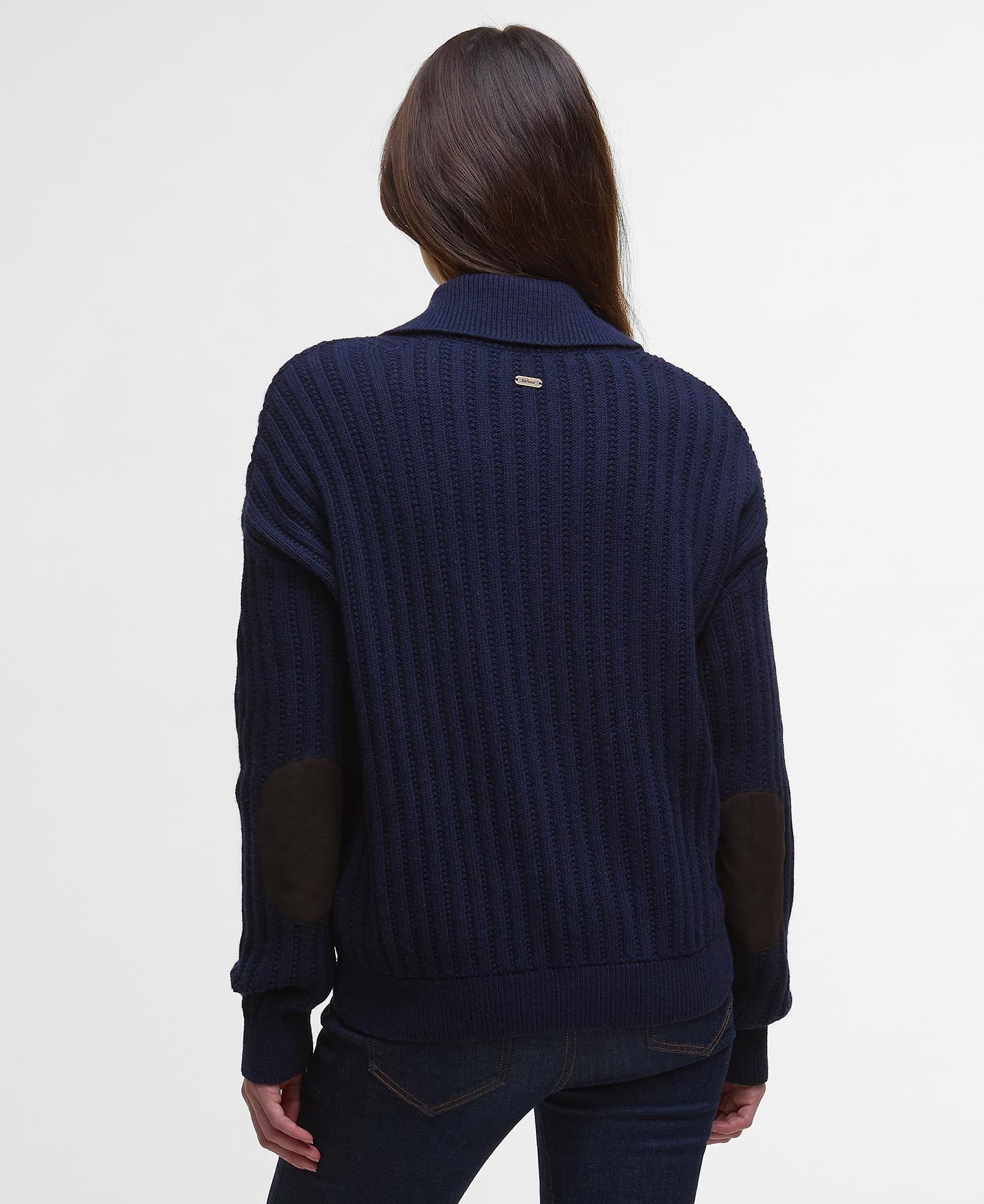 Norham Collared Jumper - Navy