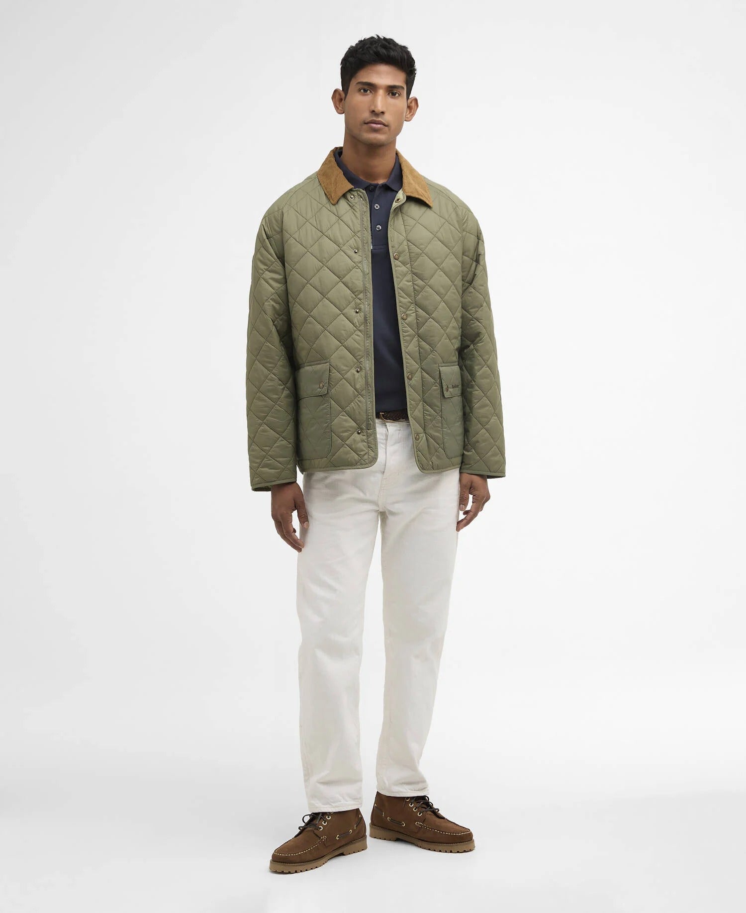 City Bedale Quilted Jacket - Dusty Olive