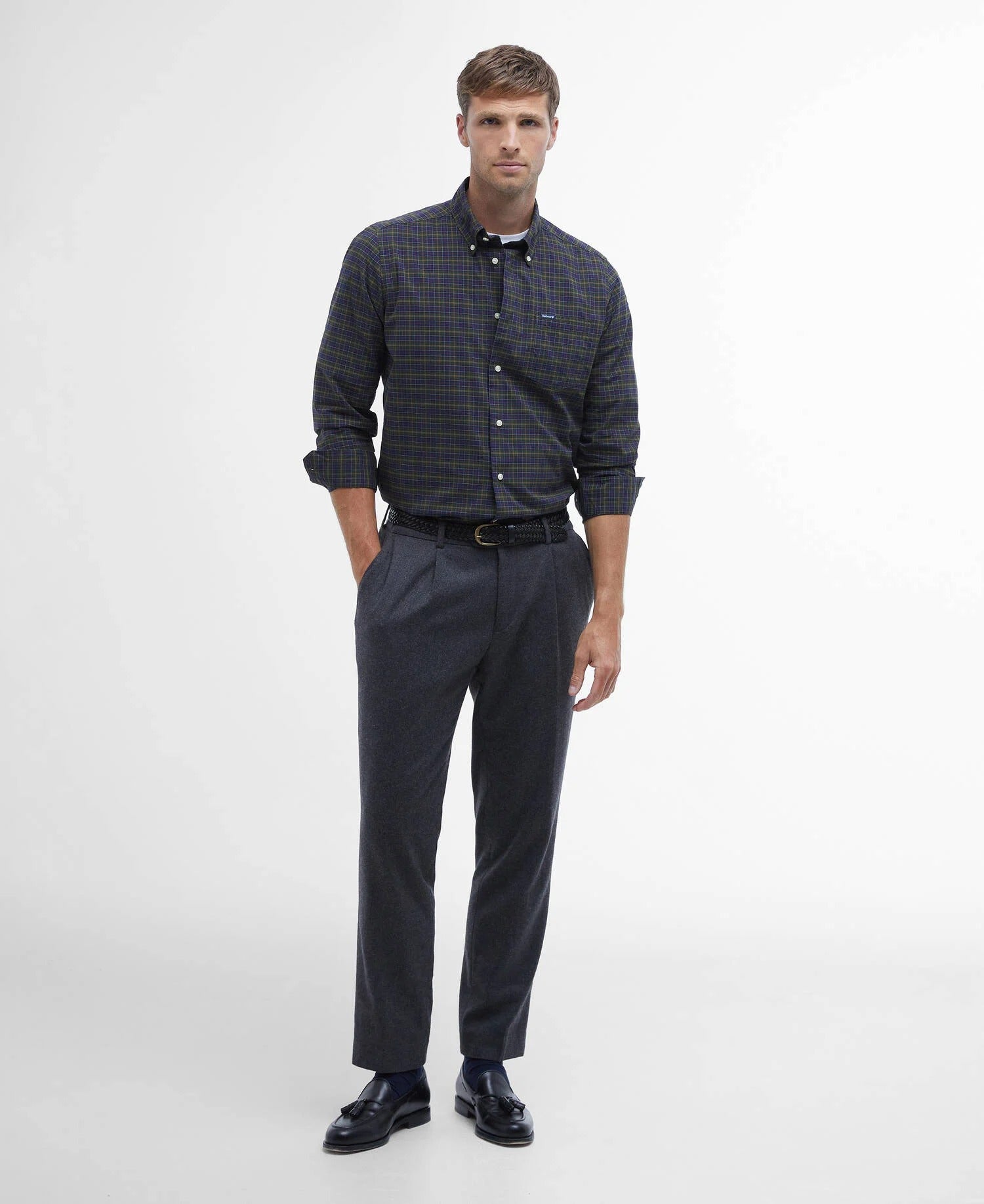 Lomond Tailored Long-Sleeved Shirt - Classic Tartan