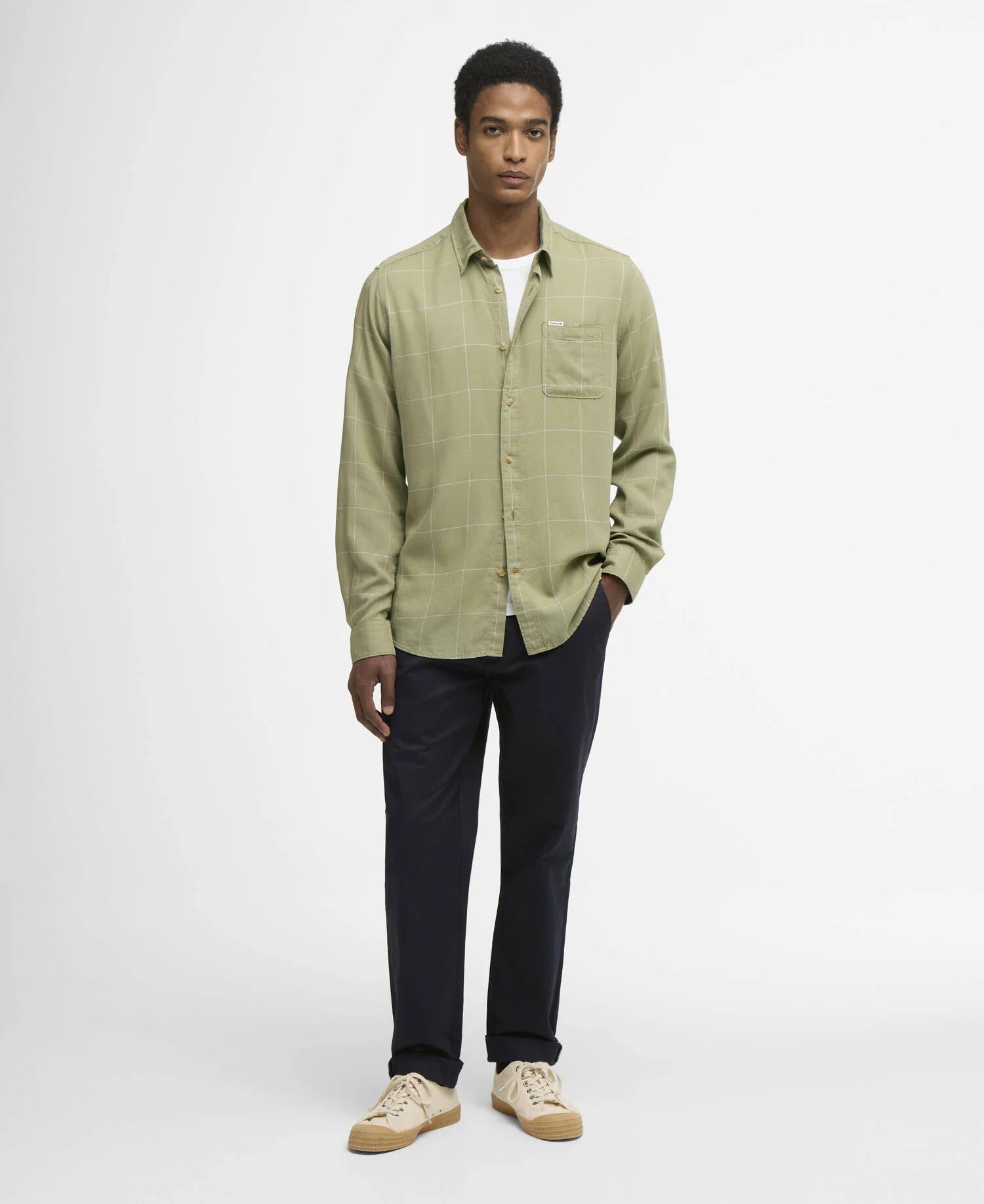 Citywell Tattersall Tailored Shirt - Sea Green