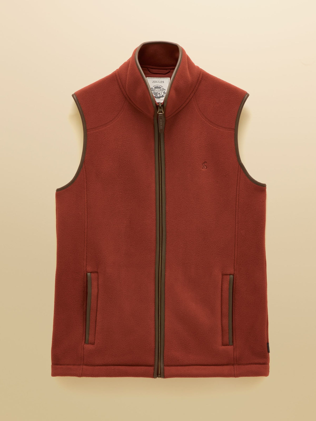 Heritage Rust Brown Fleece Gilet