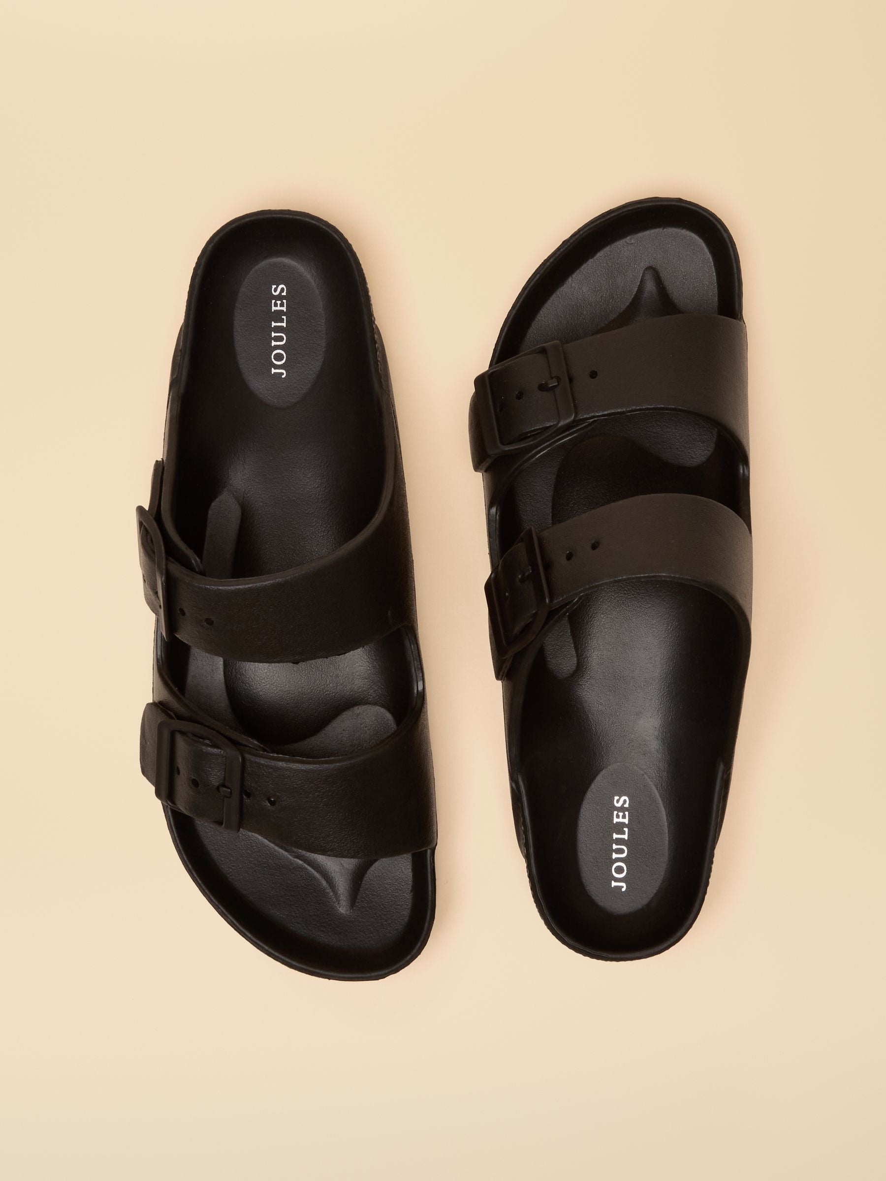 Sunseeker Black EVA Double Buckle Sliders