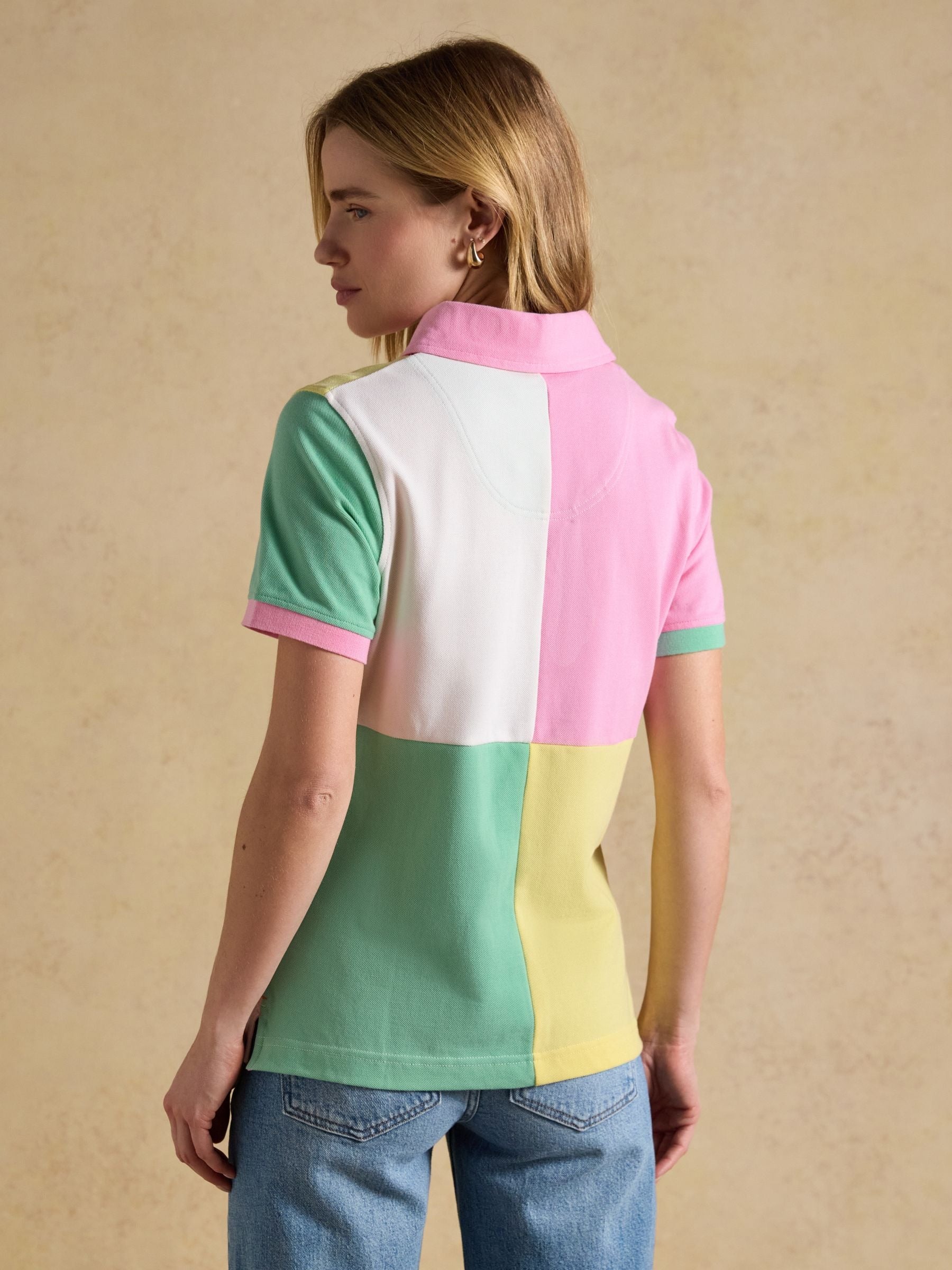 Beaufort Harlequin Embroidered Short Sleeve Polo Shirt