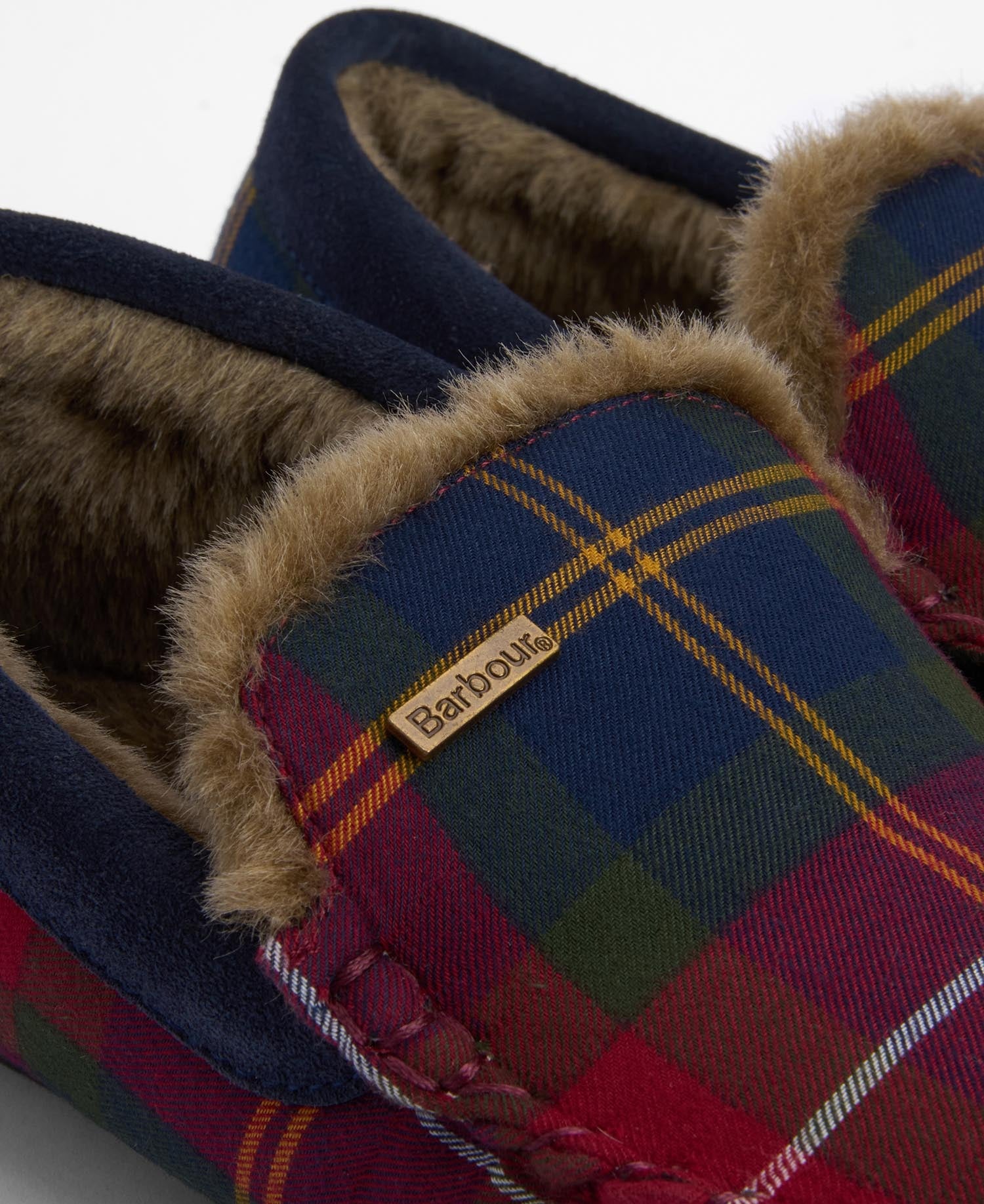 Monty Slippers - Winterberry Tartan