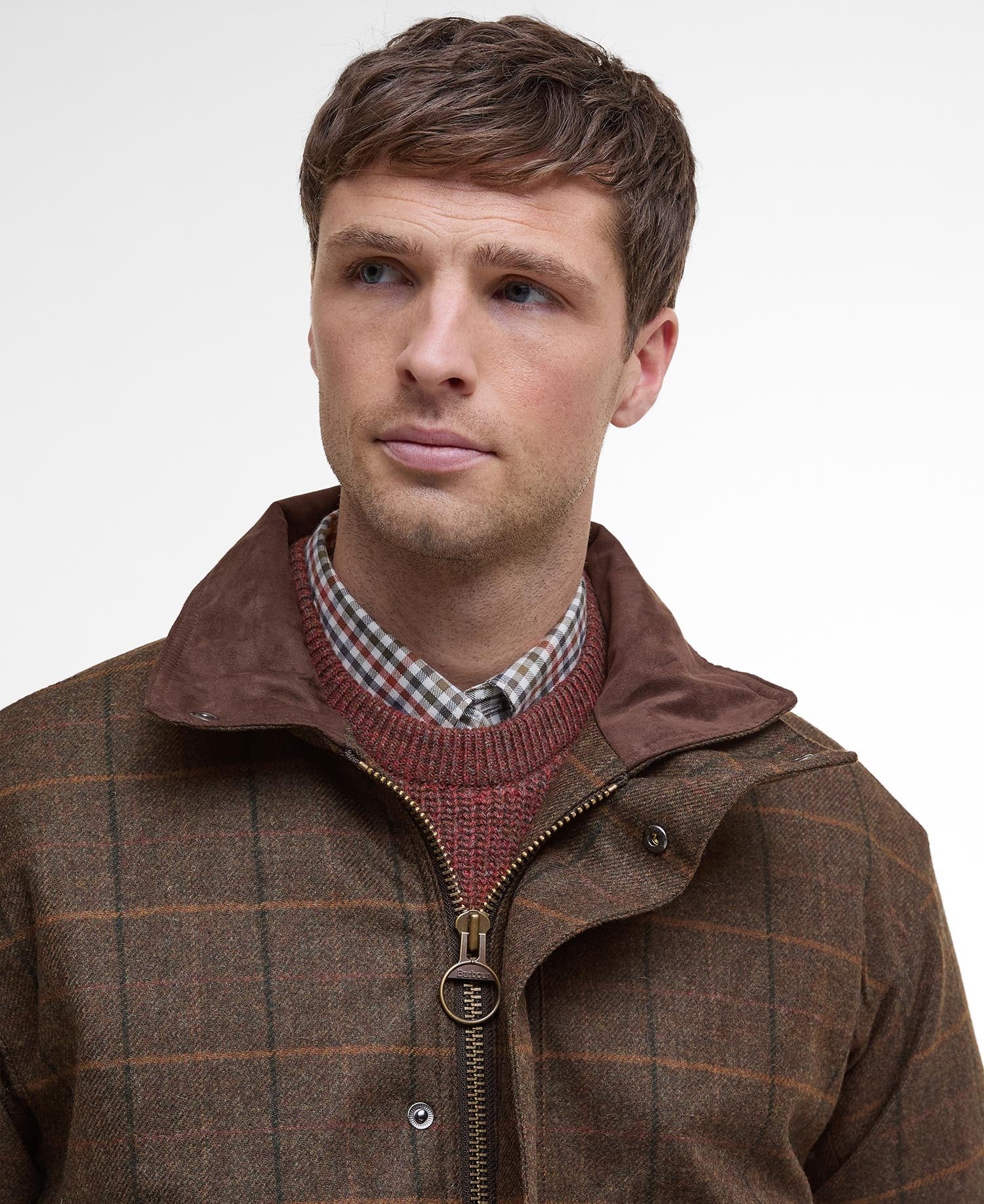 Wool Beaconsfield - Burnhill Brown Check