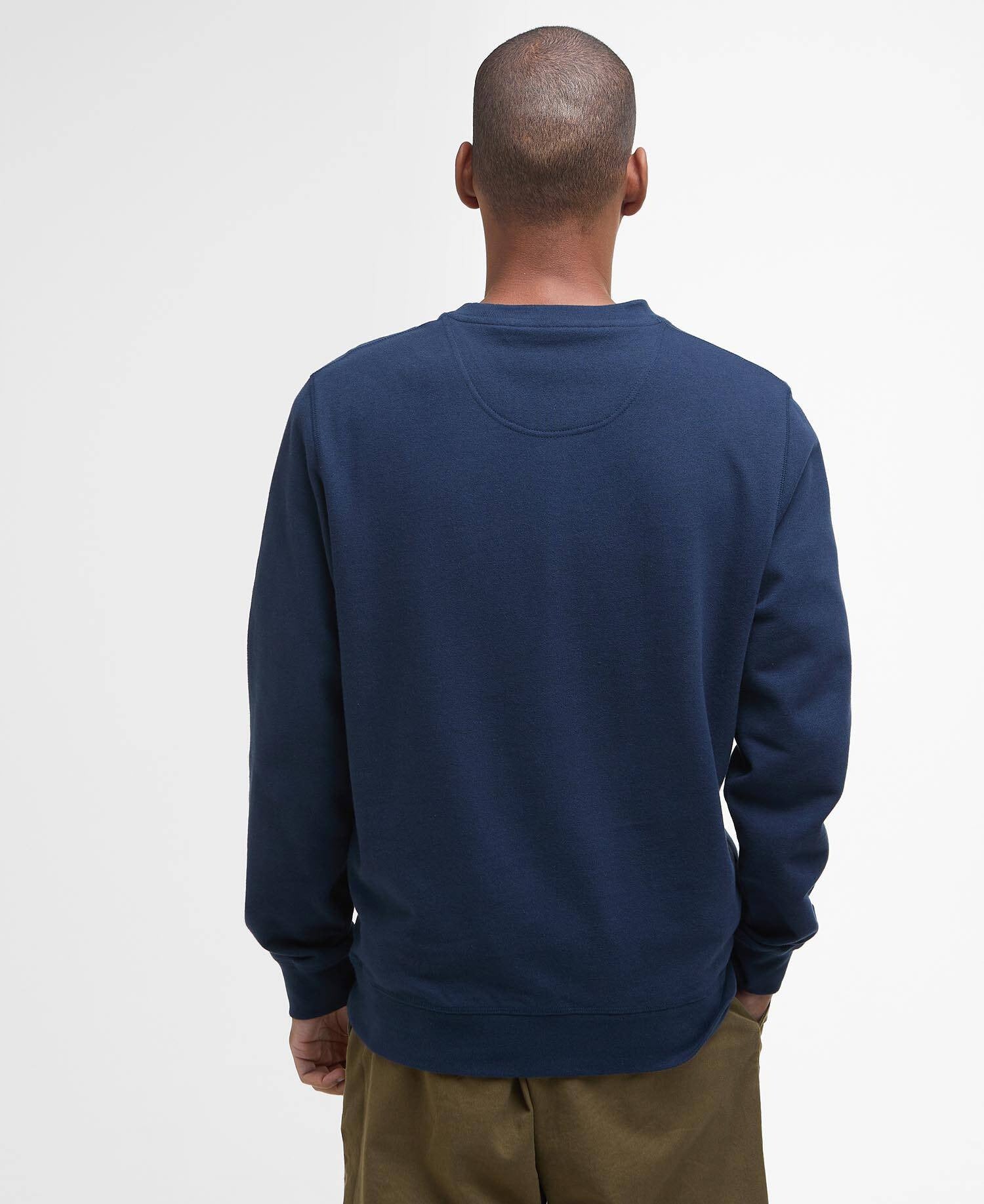 Pique Logo Sweatshirt - Navy