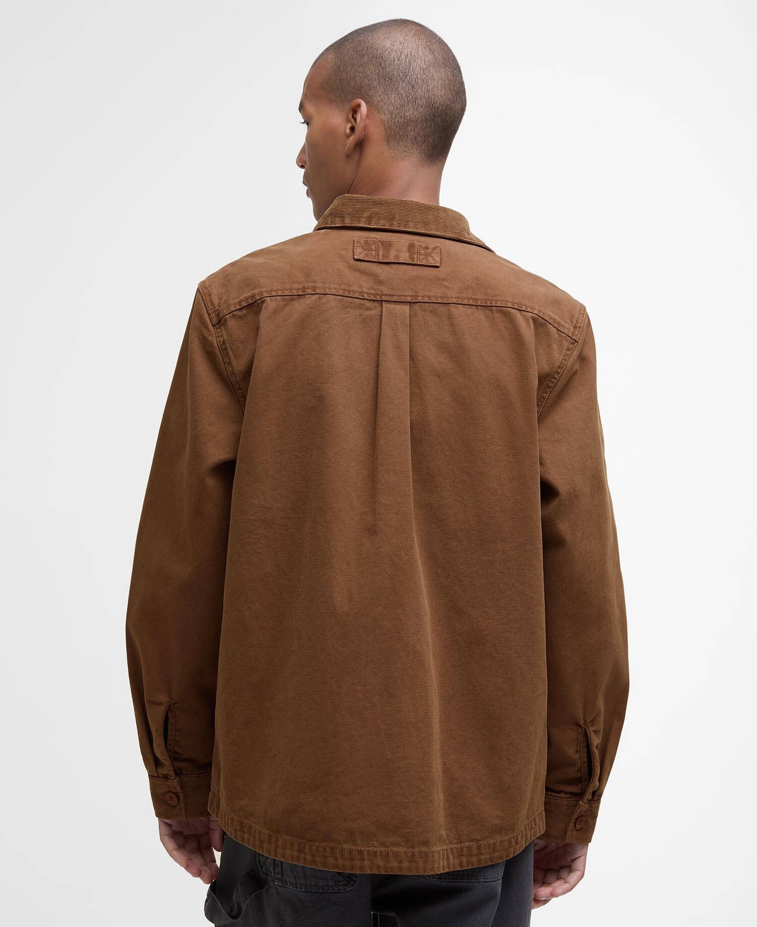 Bowland Garment Dyed Overshirt - Umber