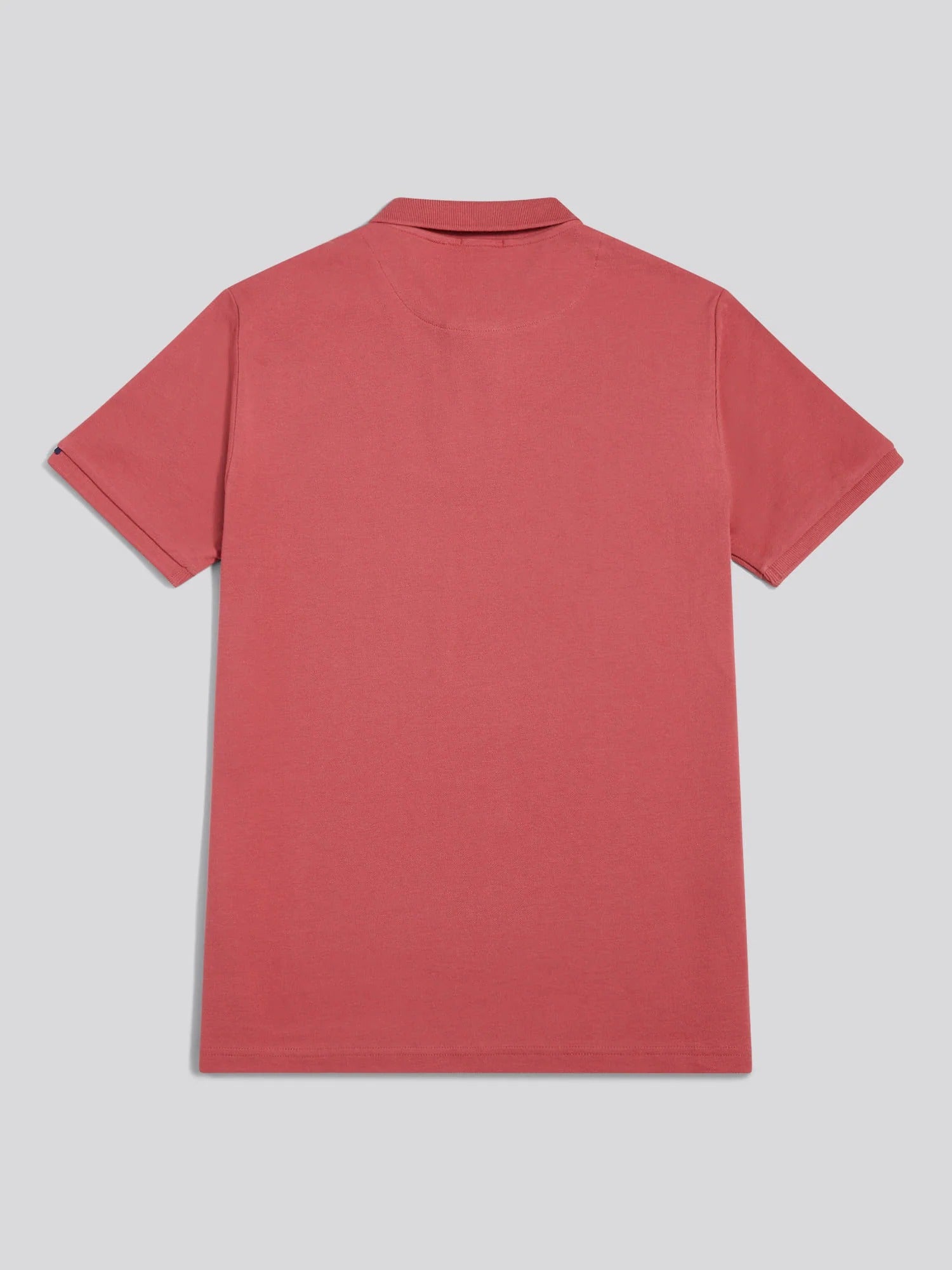Mens Double Horsemen Polo Shirt Slate Rose