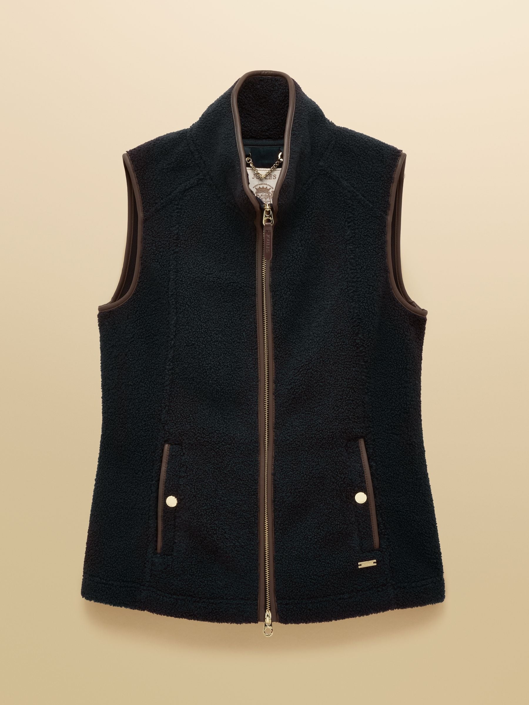 Borg Heritage Navy Fleece Gilet