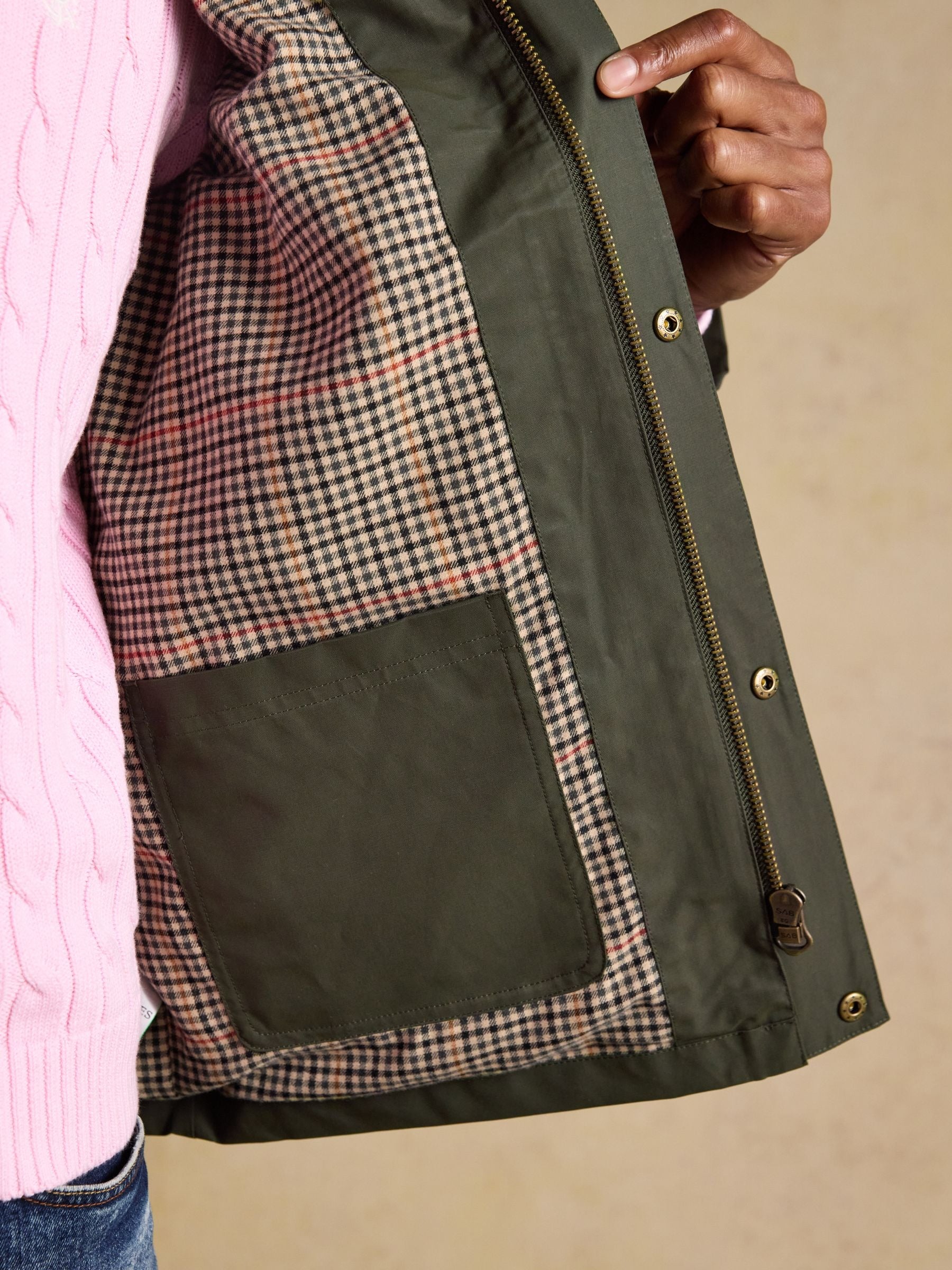 Westcott Khaki Green Waterproof Coat