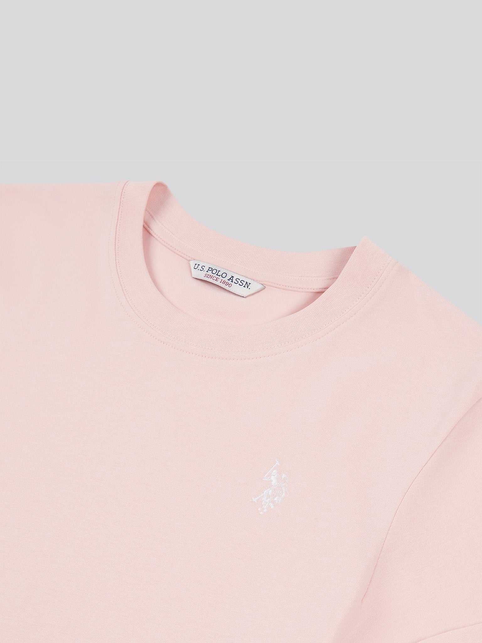 Womens Crew Neck T-Shirt Crystal Rose
