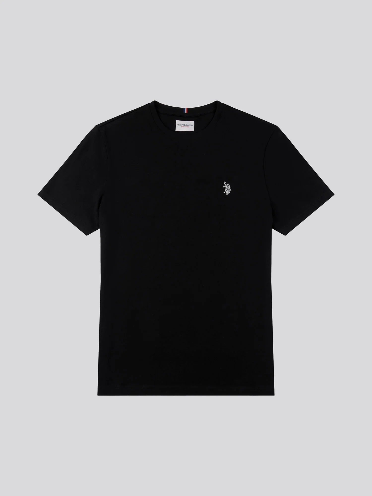 Mens Double Horsemen T-Shirt Black Bright White DHM