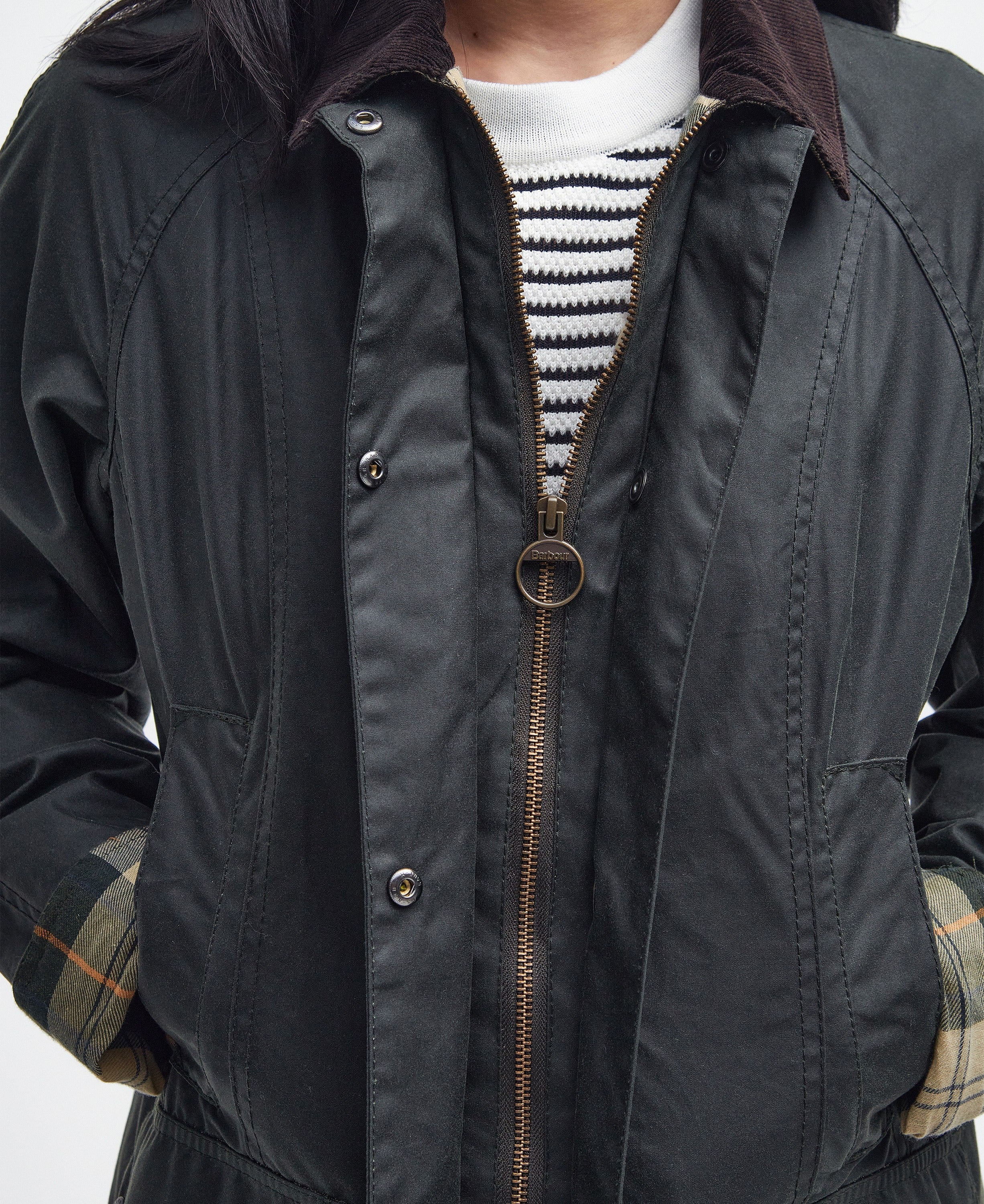 Beadnell Wax Jacket - Sage