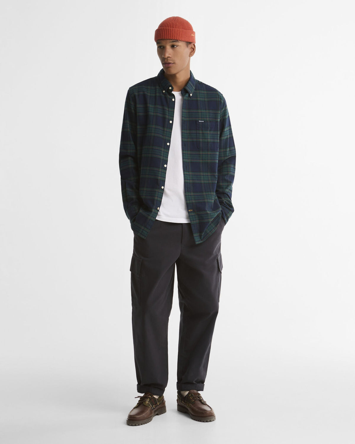 Portdown Tailored Long-Sleeved Shirt - Dark Navy