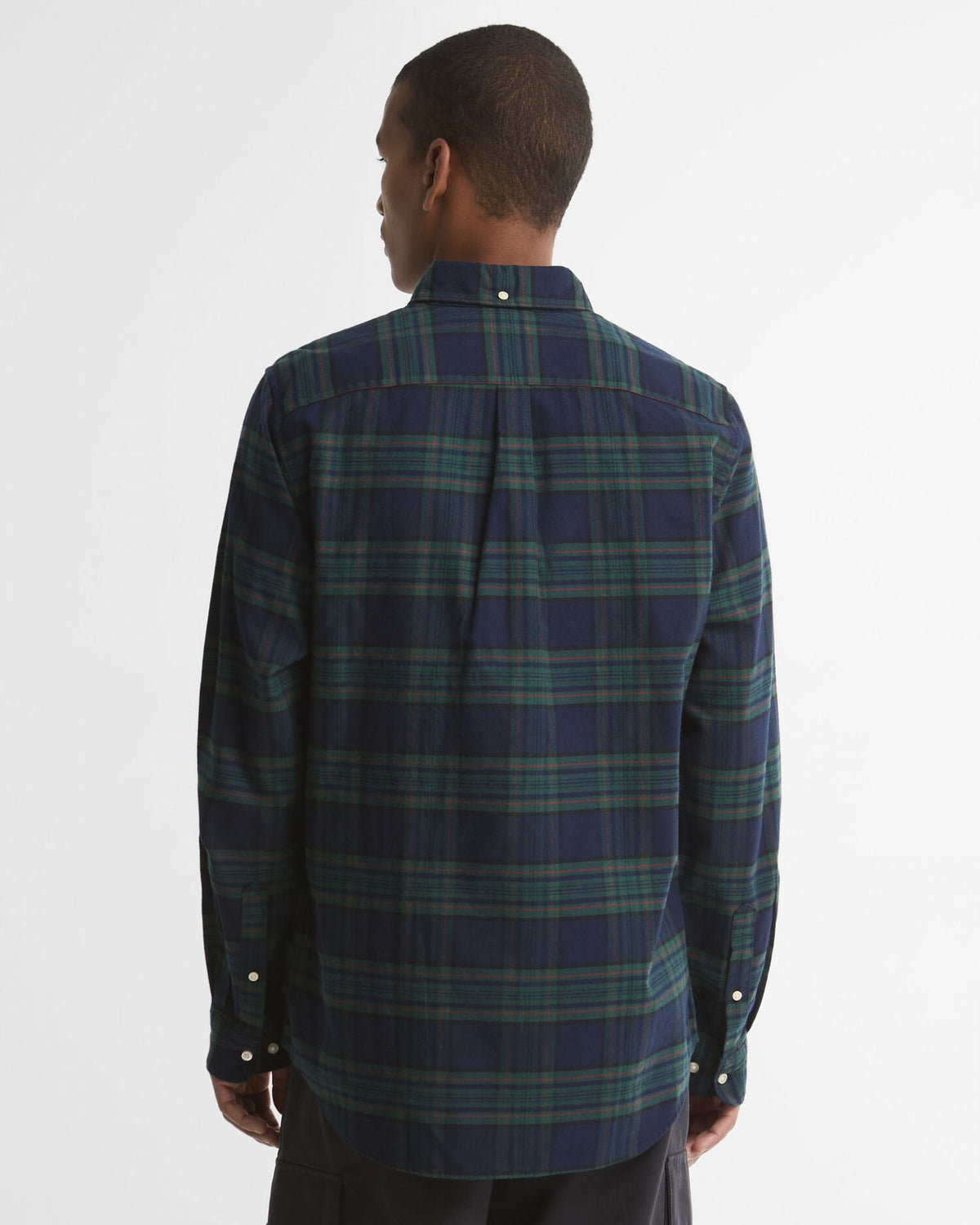 Portdown Tailored Long-Sleeved Shirt - Dark Navy