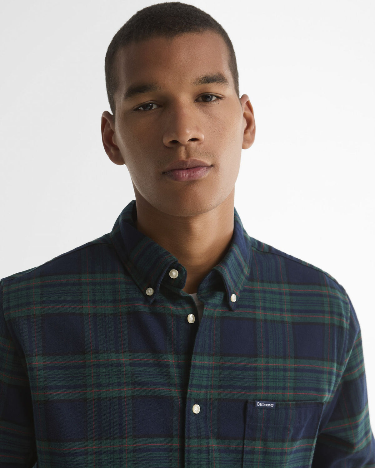 Portdown Tailored Long-Sleeved Shirt - Dark Navy