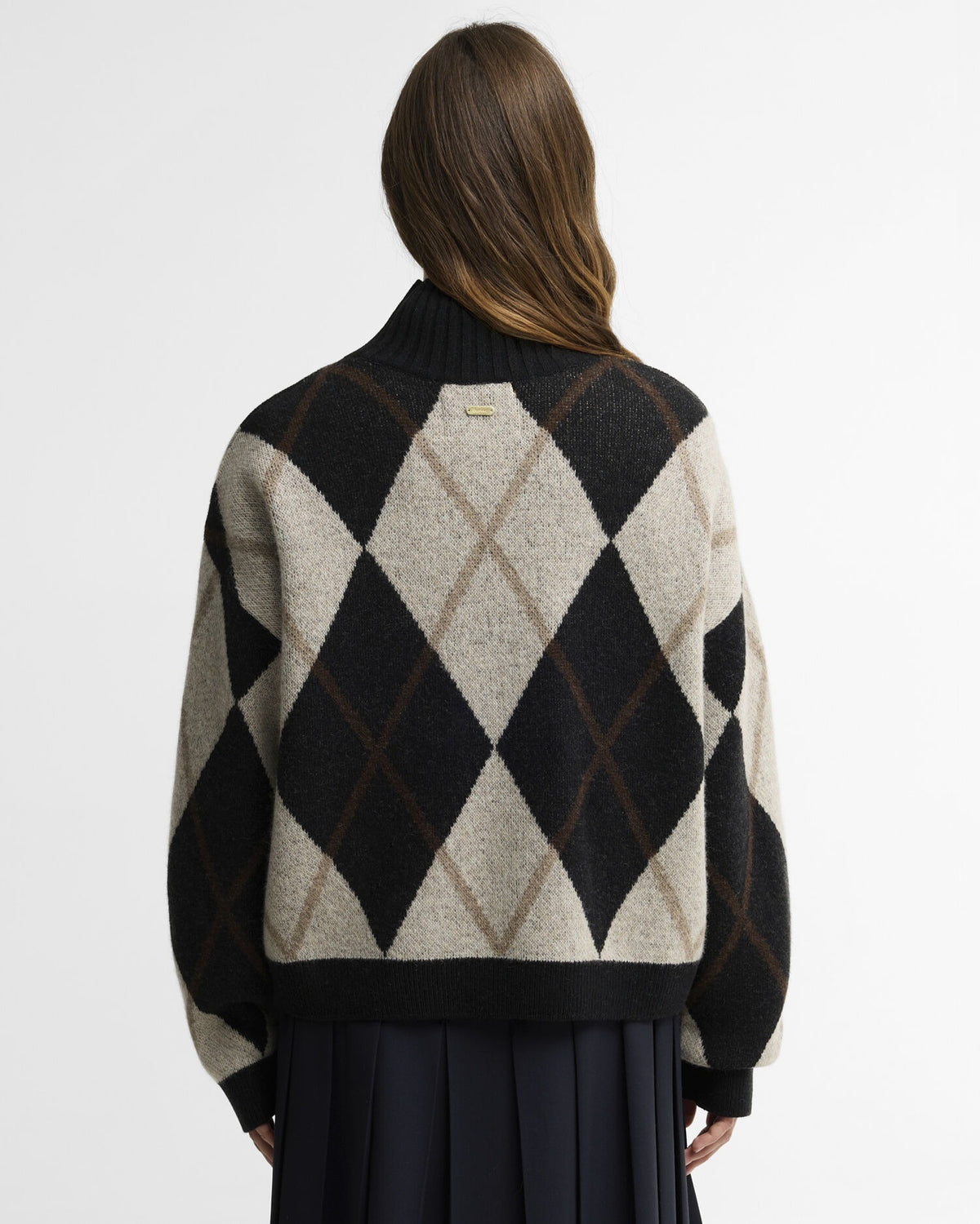 Marlow Argyle Wool Jumper - Multi