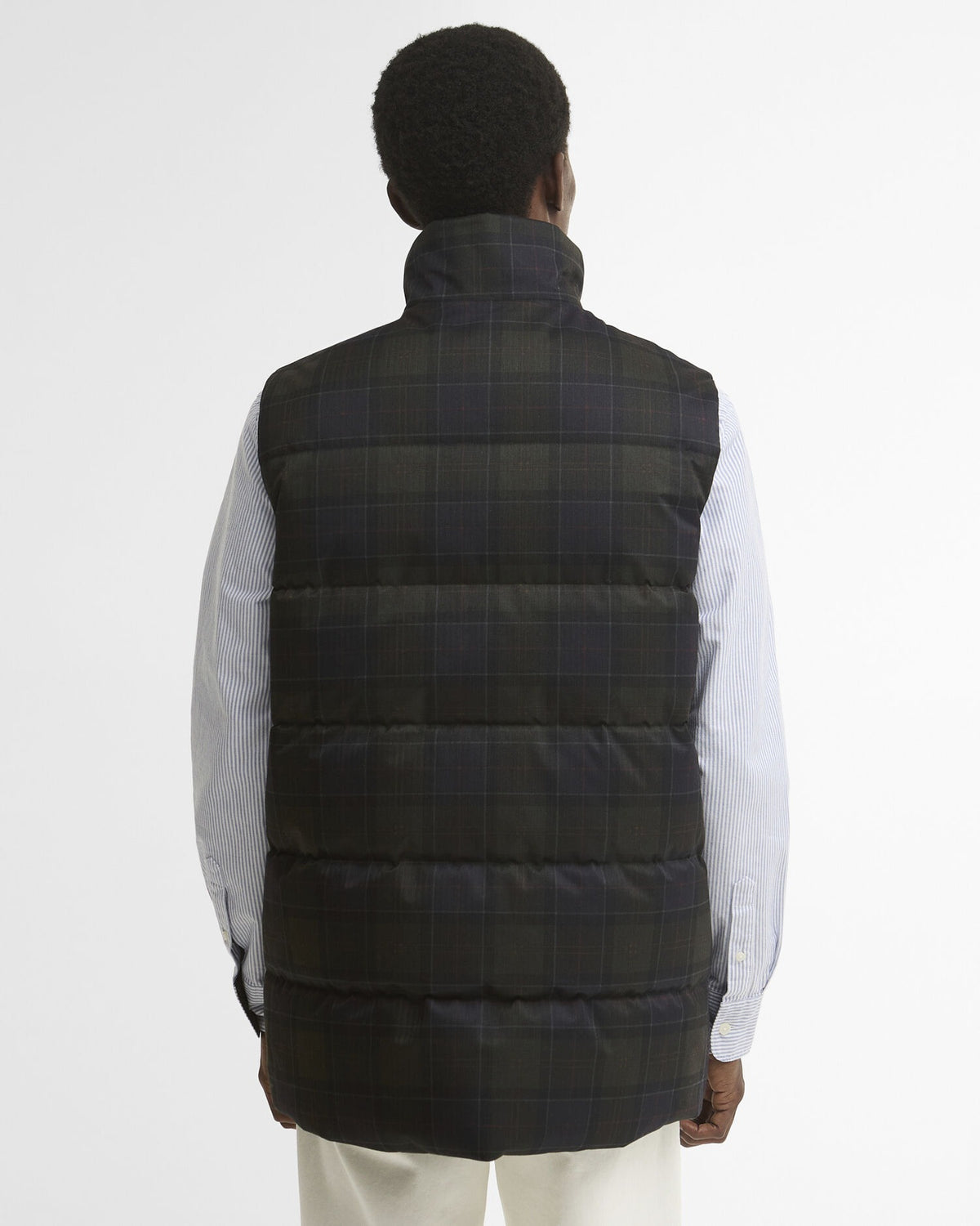 Lonnen Tartan Puffer Gilet - Shadow Classic Tartan
