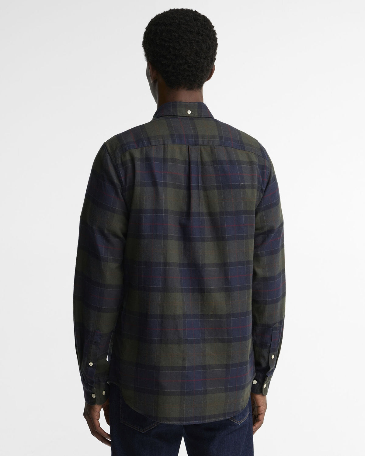 Kyeloch Tailored Long-Sleeved Shirt - Shadow Classic Tartan