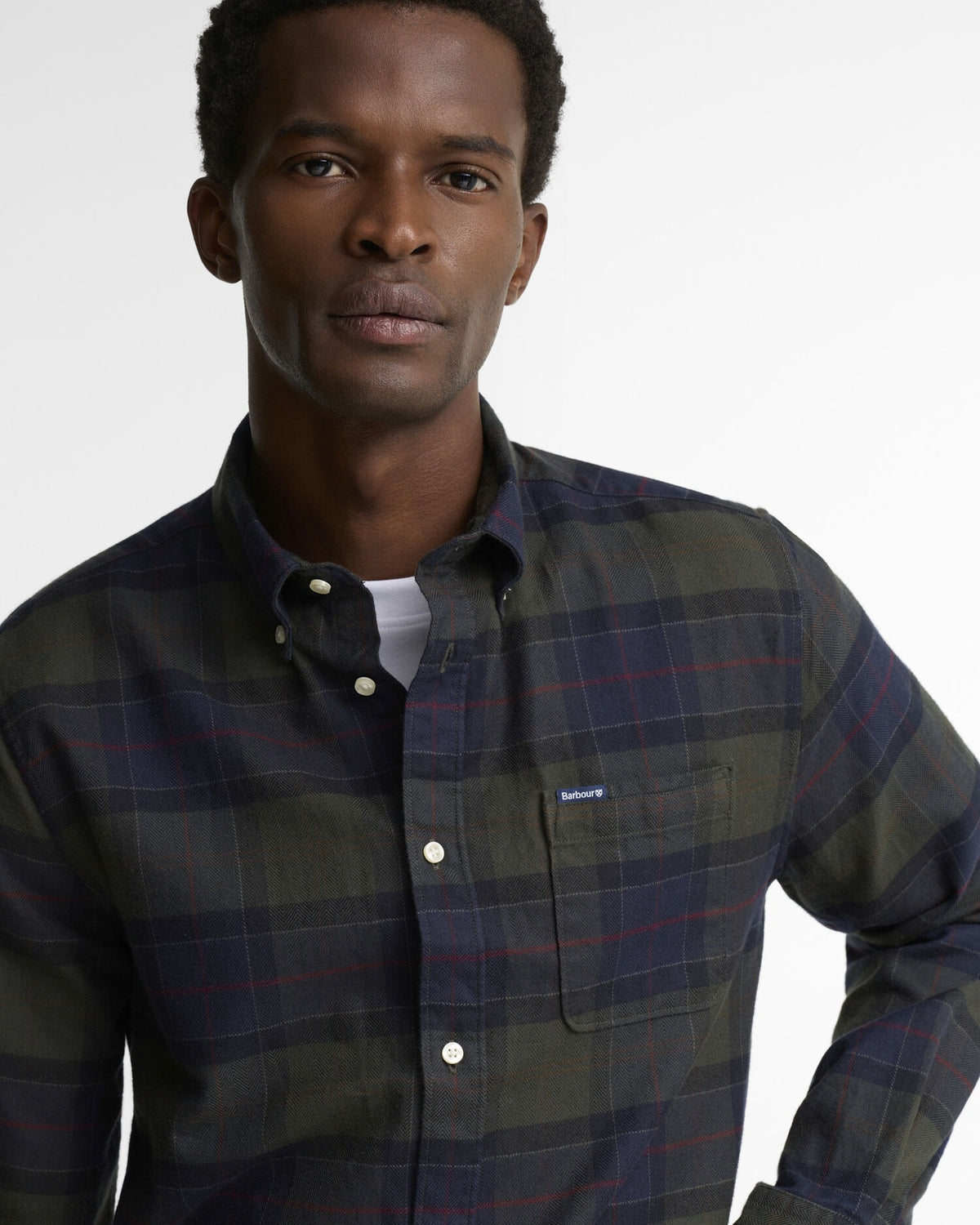 Kyeloch Tailored Long-Sleeved Shirt - Shadow Classic Tartan