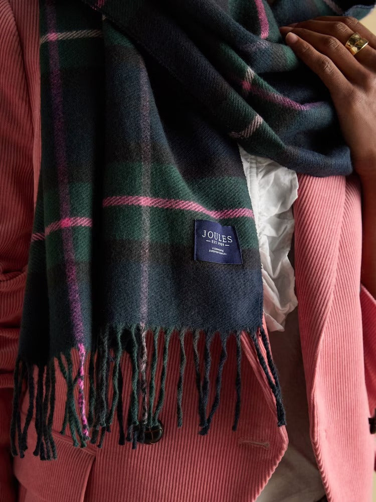 Langtree Navy/Pink Scarf