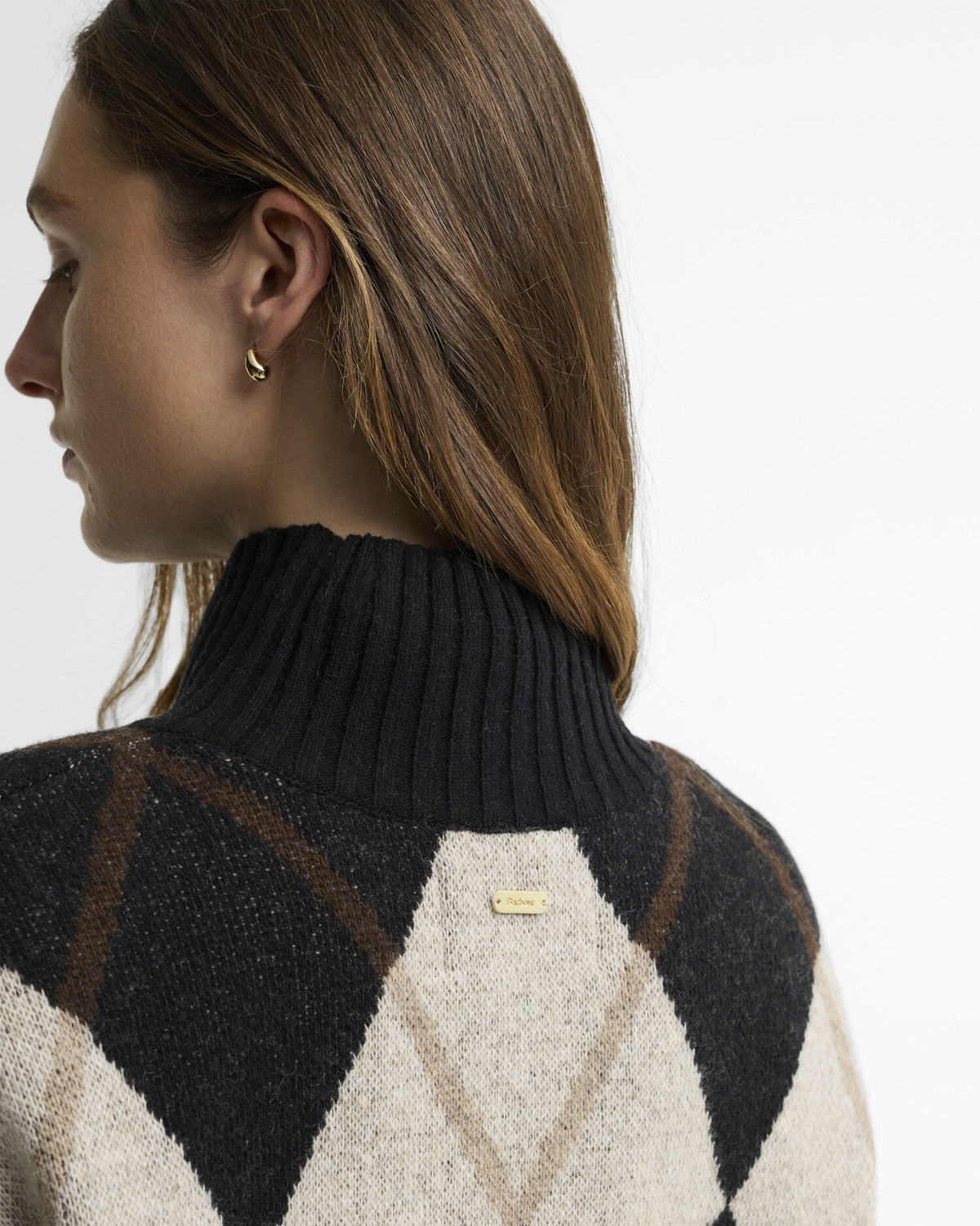Marlow Argyle Wool Jumper - Multi