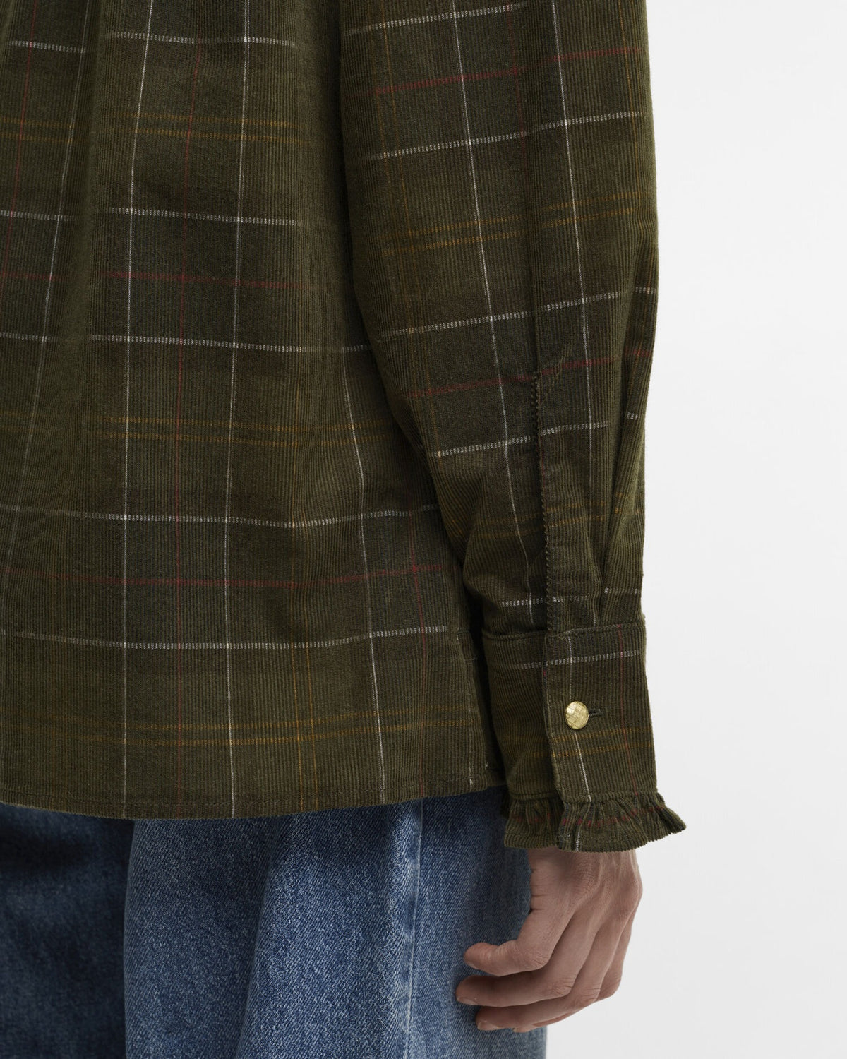 Shae Tartan Relaxed Shirt - Sage/Classic Tartan