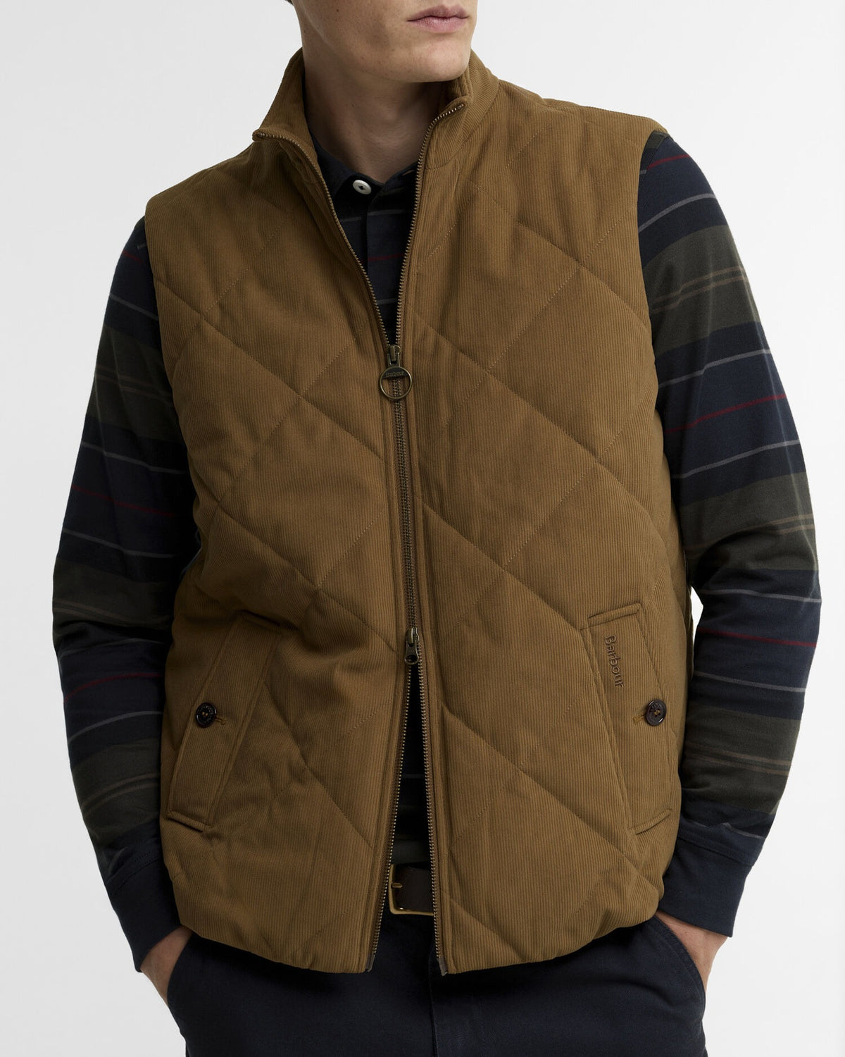 Corden Gilet - Dark Sandstone