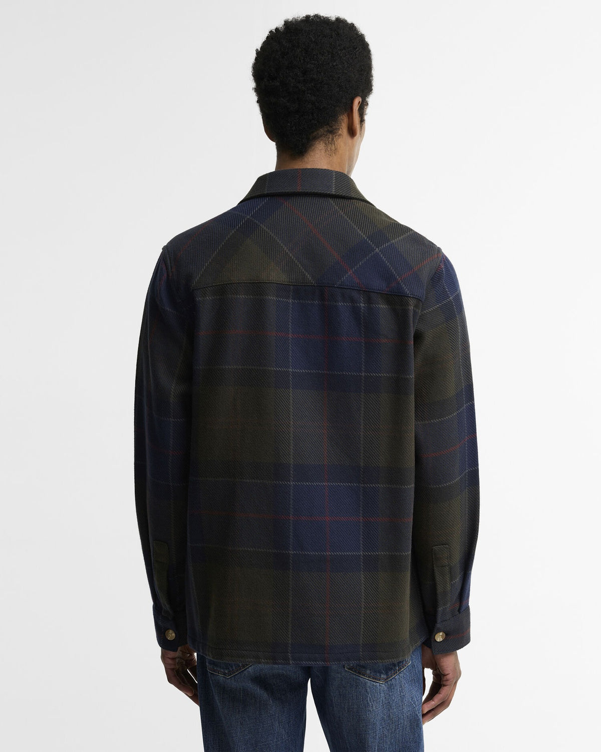 Oversized Tartan Overshirt - Shadow Classic Tartan
