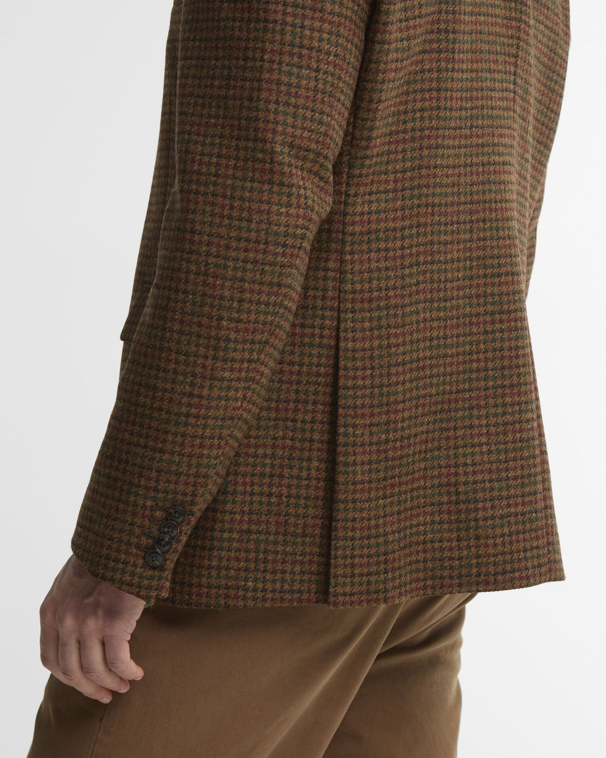 Tindle Moons Houndstooth Blazer - Brown