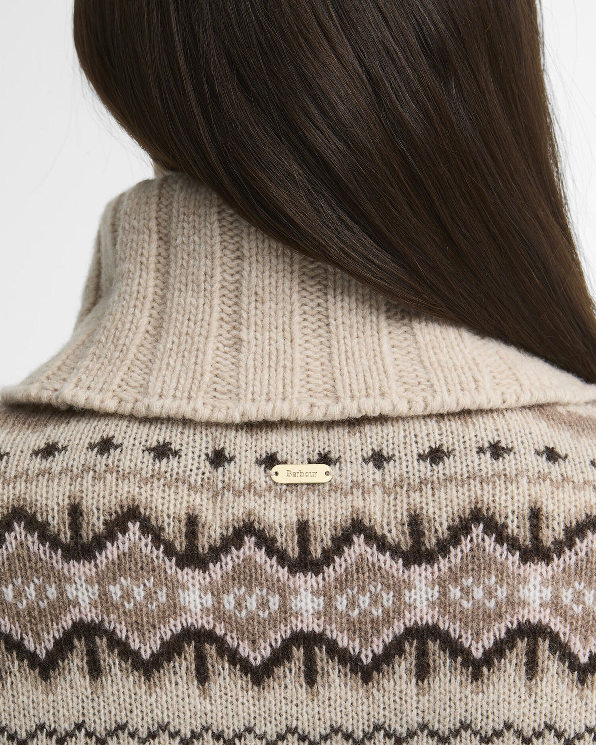 Helen Fair isle Roll-Neck Jumper Birch Multi