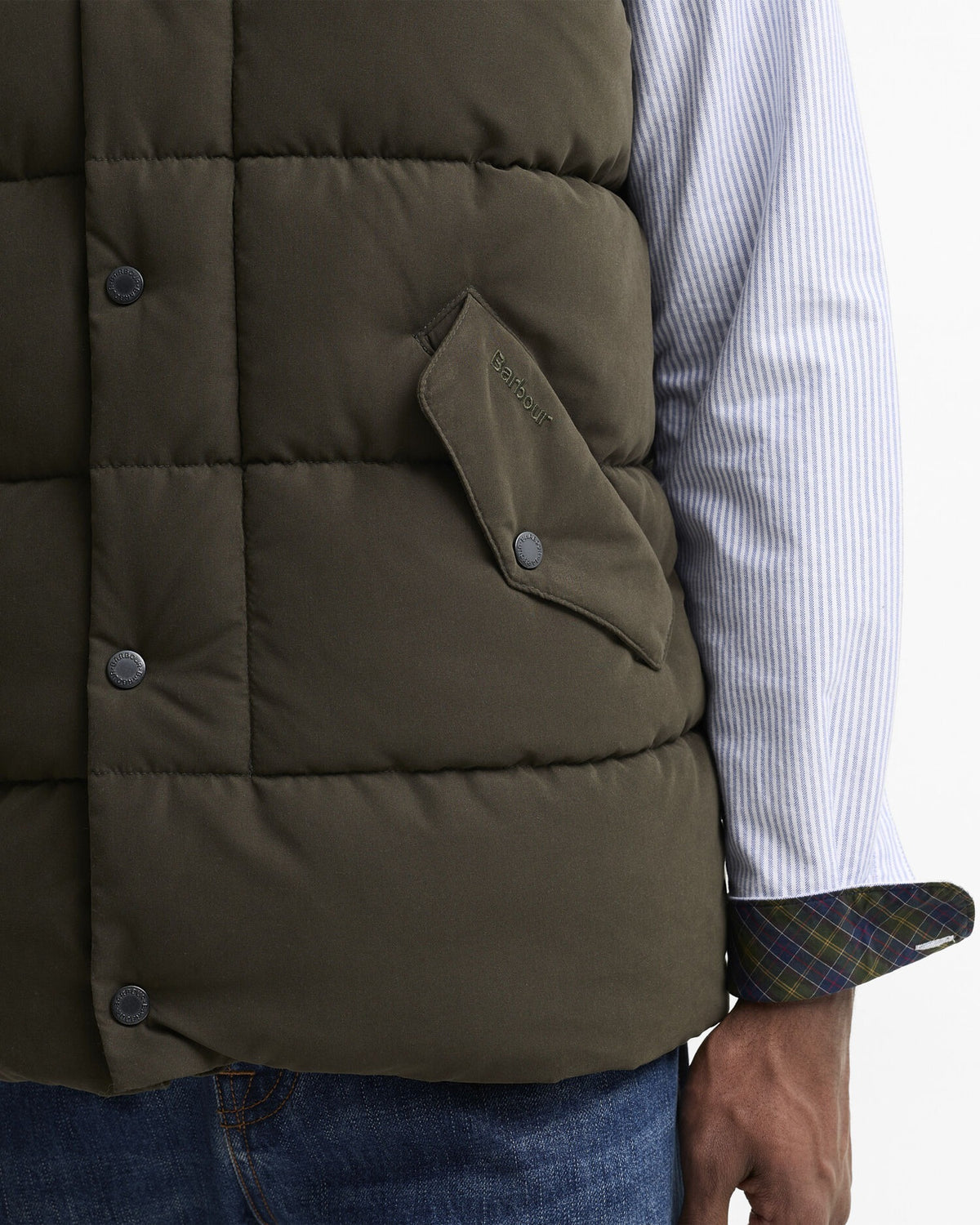 Powell Puffer Gilet - Dark Sage