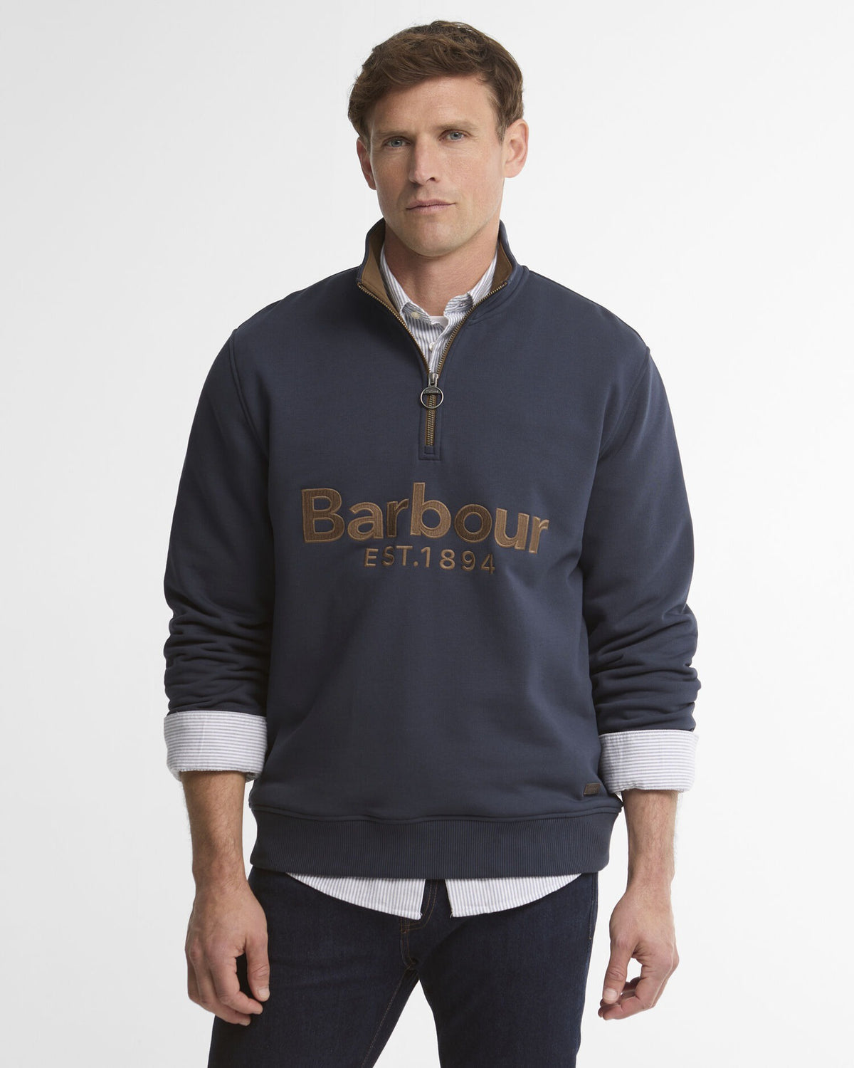 Fosse Half-Zip Sweatshirt - Navy
