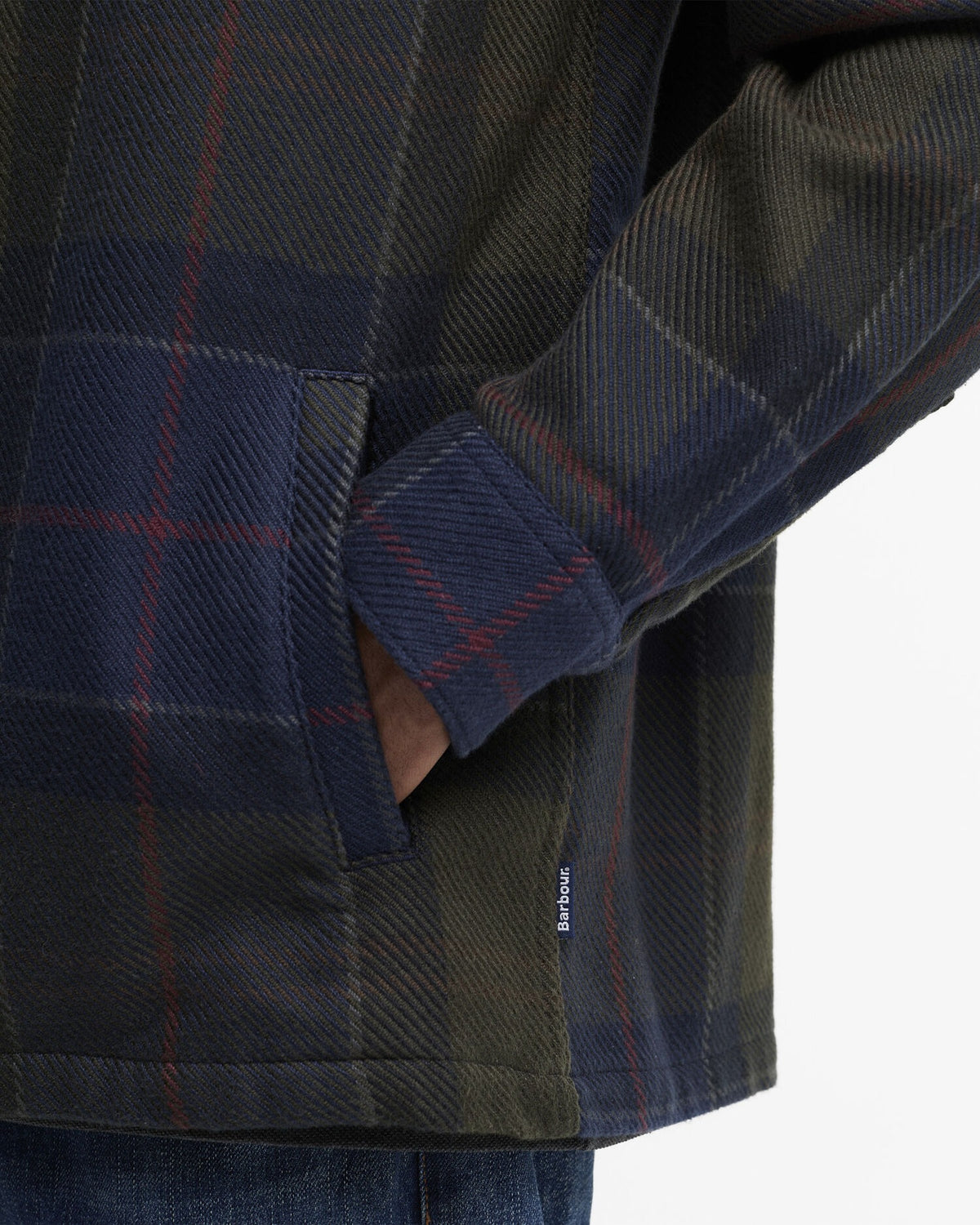 Oversized Tartan Overshirt - Shadow Classic Tartan