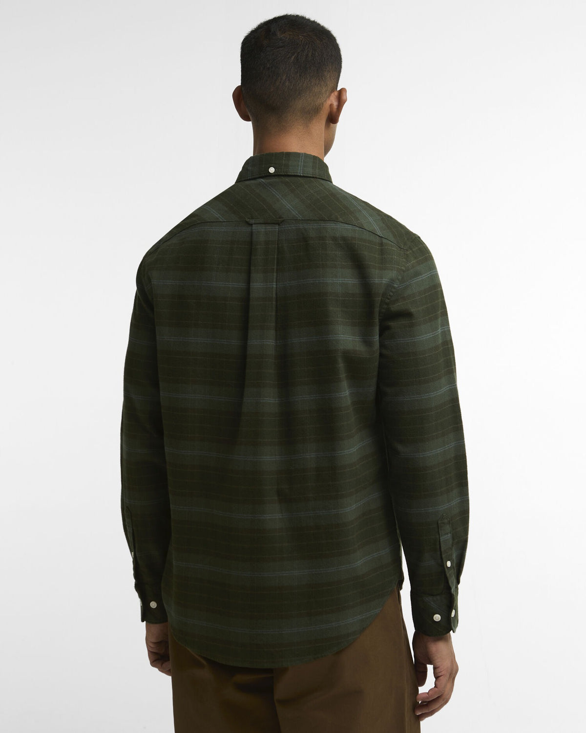 Mineral Tartan Authentic-Fit Long-Sleeved Shirt - Pine Glen
