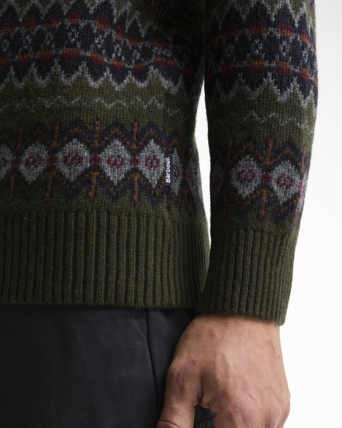 Case Fair Isle Jumper - Shadow