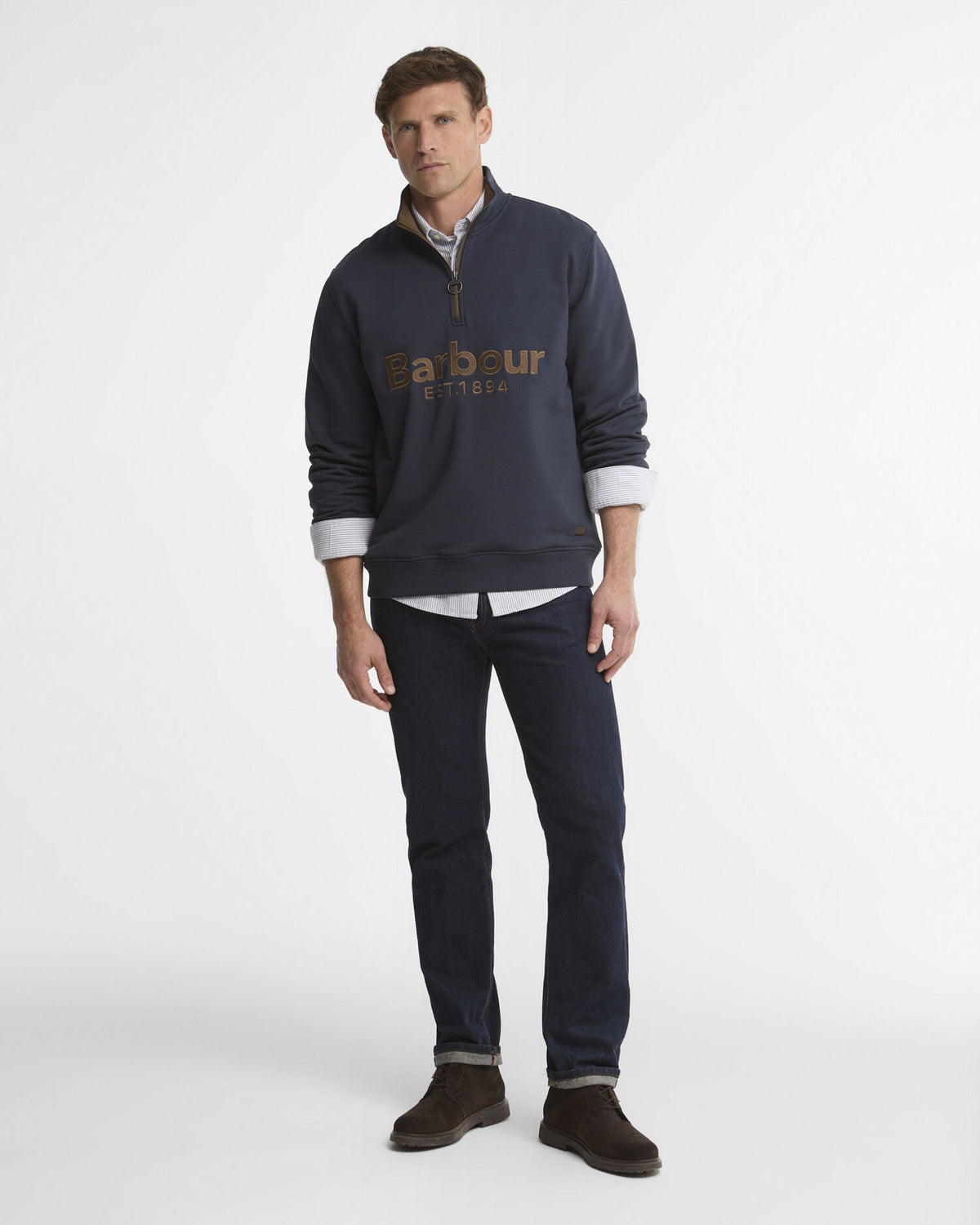 Fosse Half-Zip Sweatshirt - Navy
