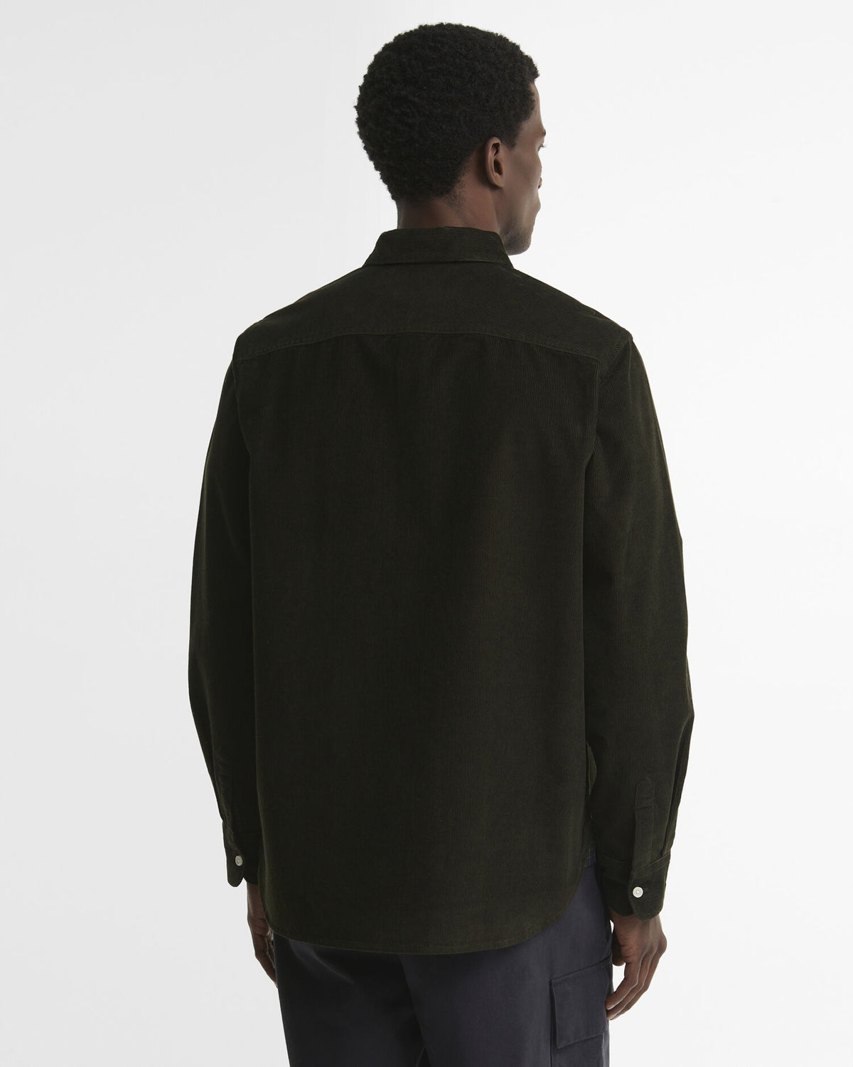 Cord Authentic-Fit Long-Sleeved Shirt - Sage