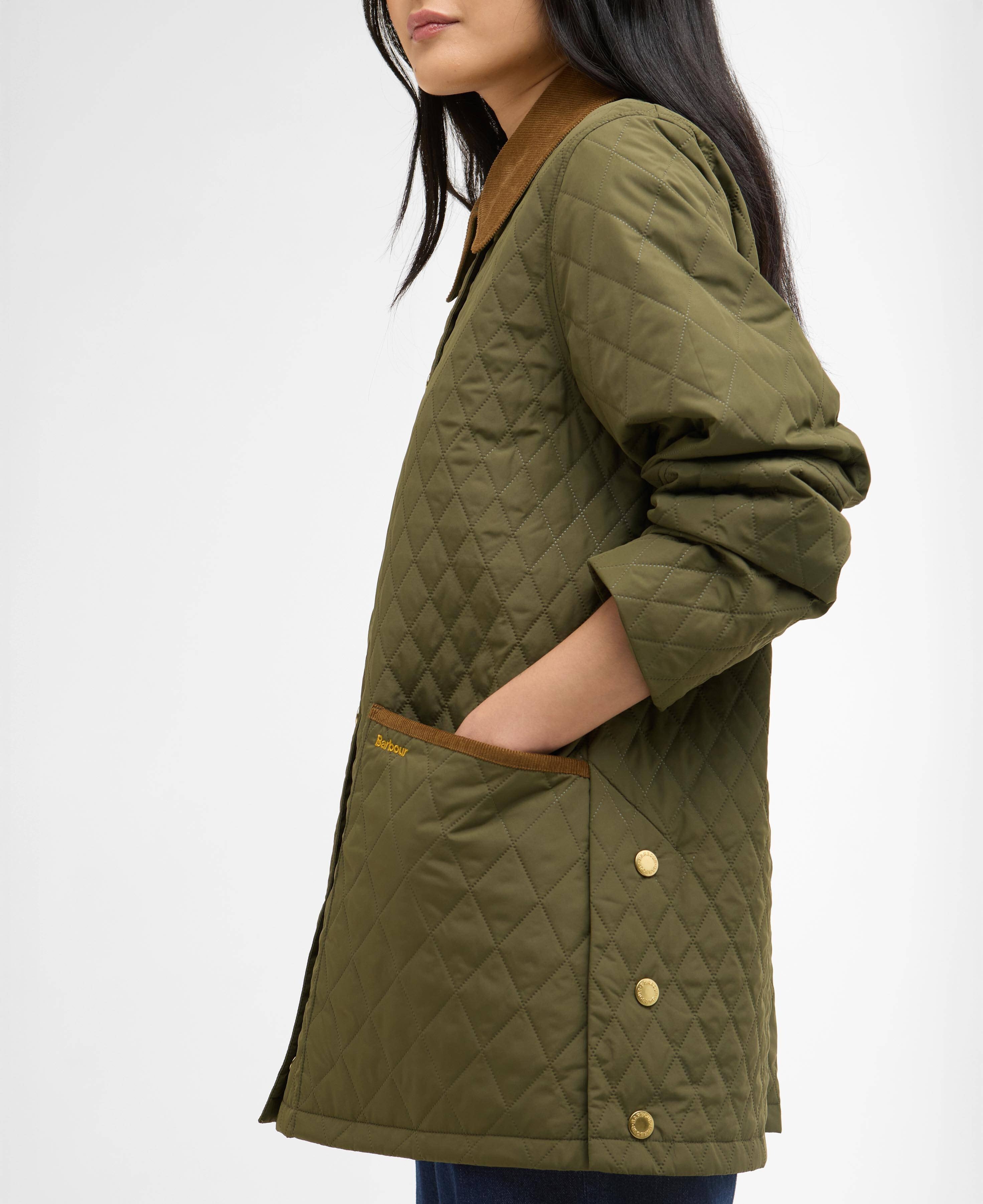 Goldmire Quilted Jacket - Ivy Green /Ancient
