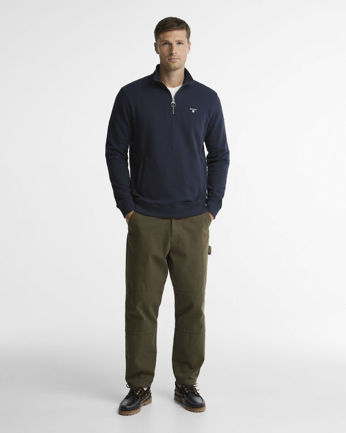 Desmond Half-Zip Sweatshirt - Navy